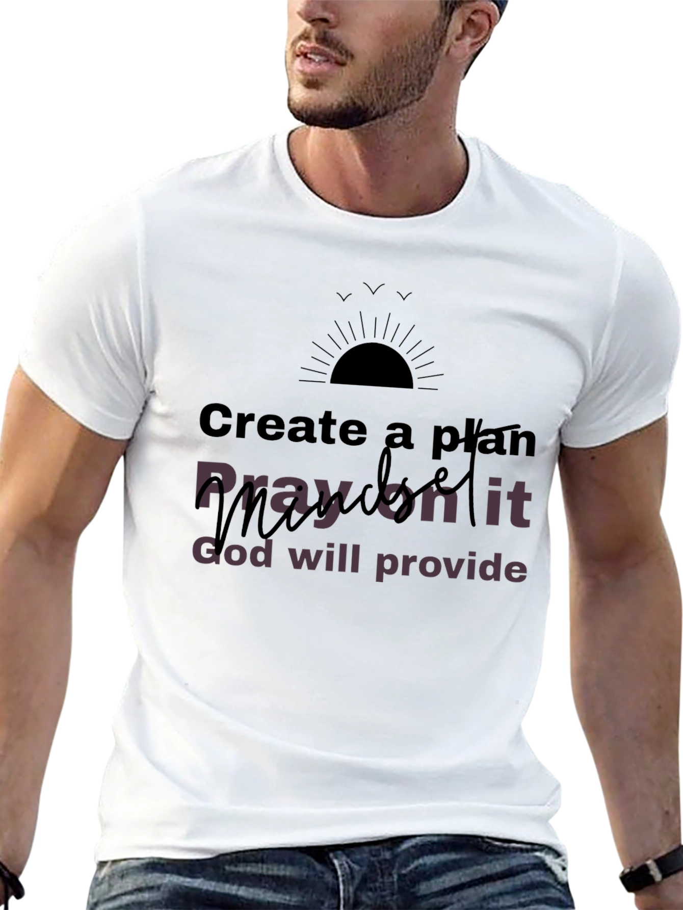 Inspirational Graphic T-Shirt - Create a Plan