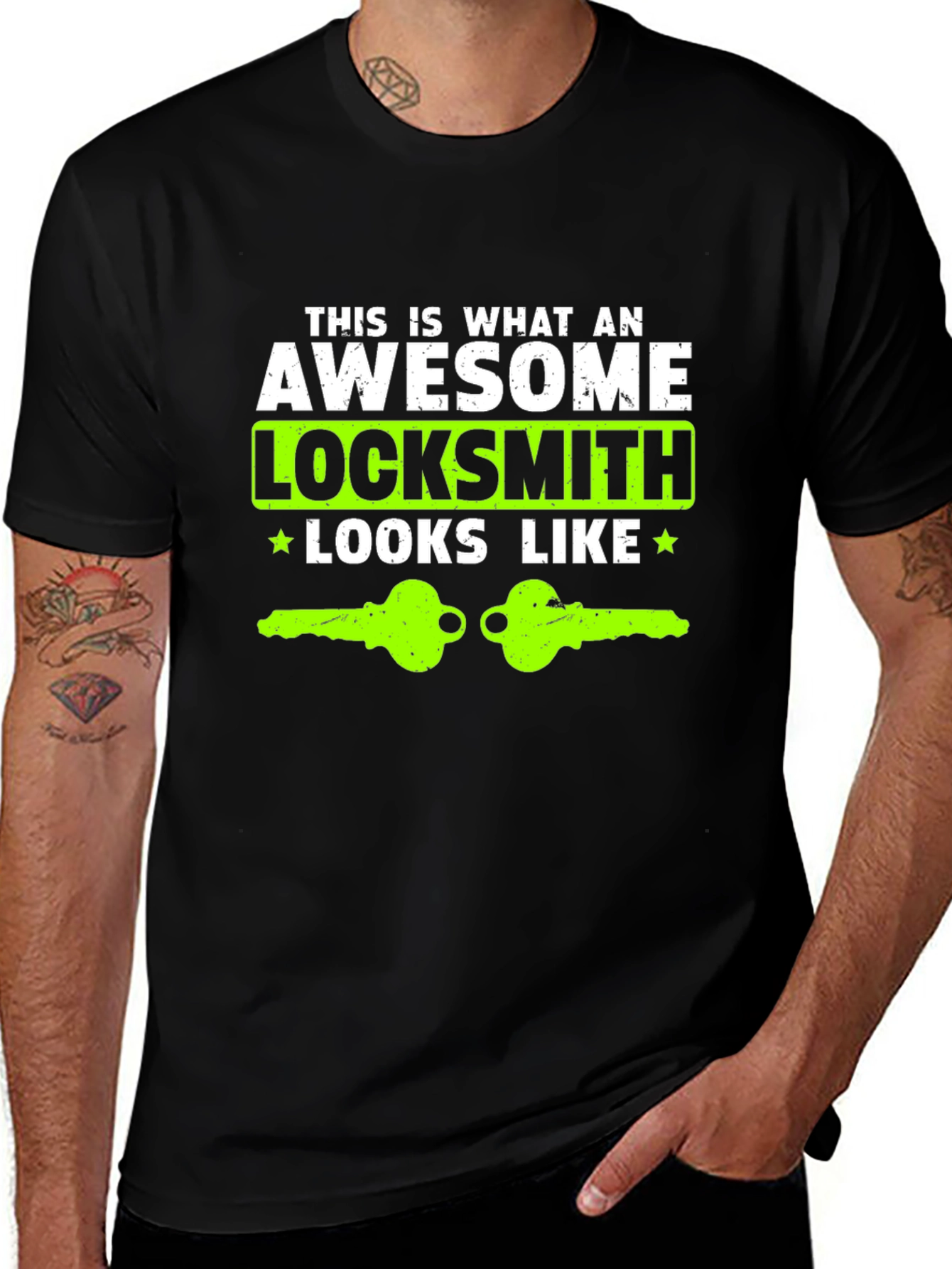 Awesome Locksmith Graphic T-Shirt