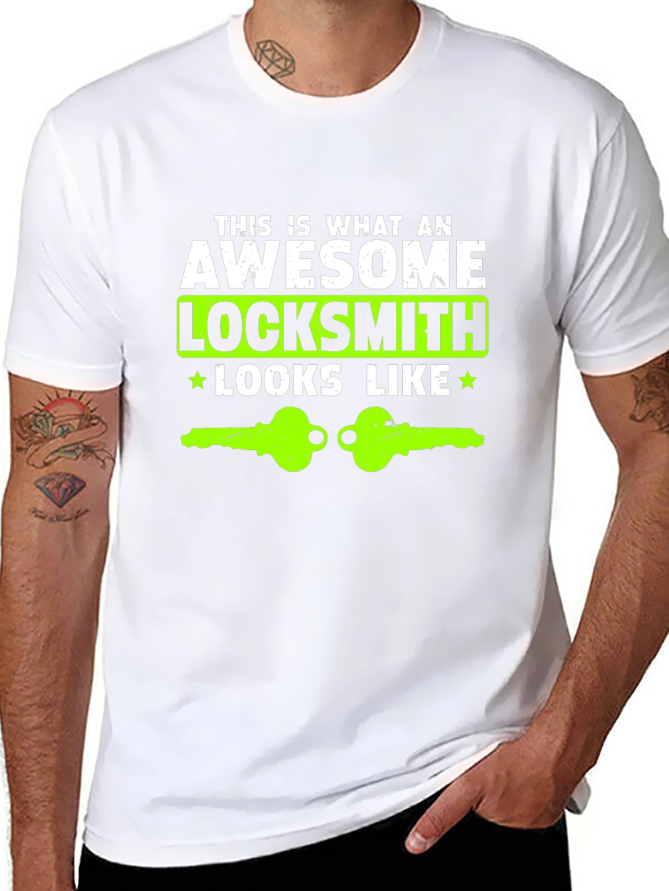 Awesome Locksmith Graphic T-Shirt