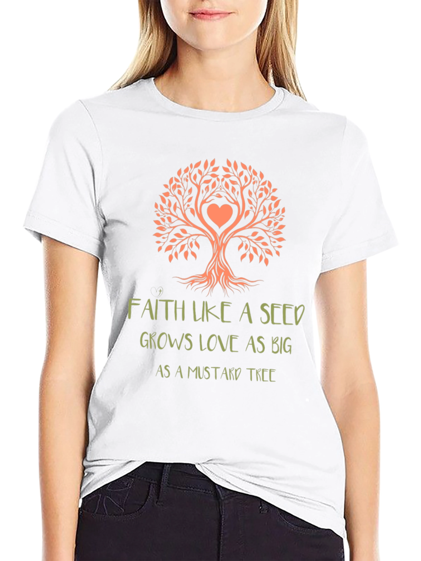 Faith Like A Seed Tree Graphic T-Shirt