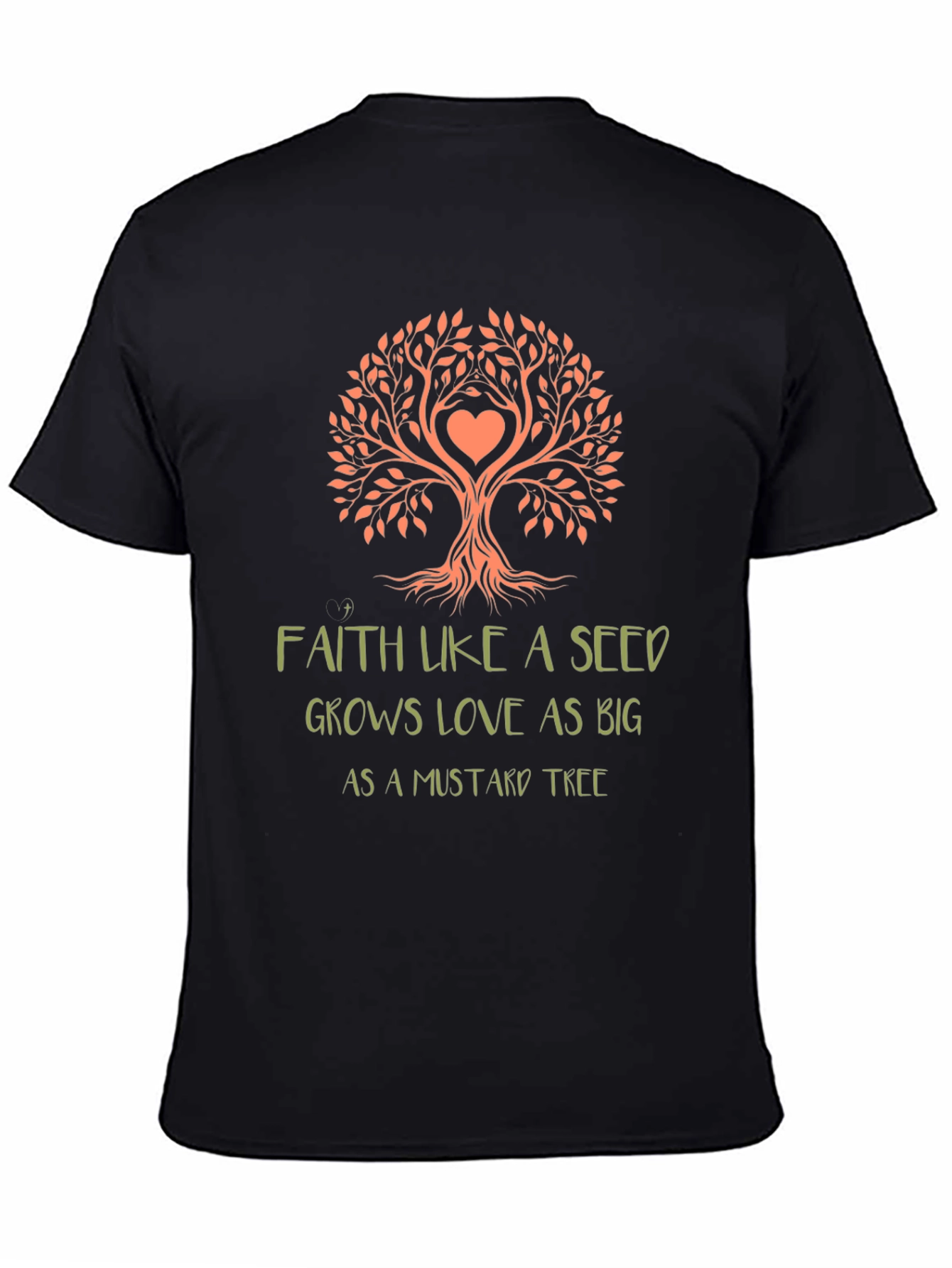Faith Like A Seed Tree Graphic T-Shirt