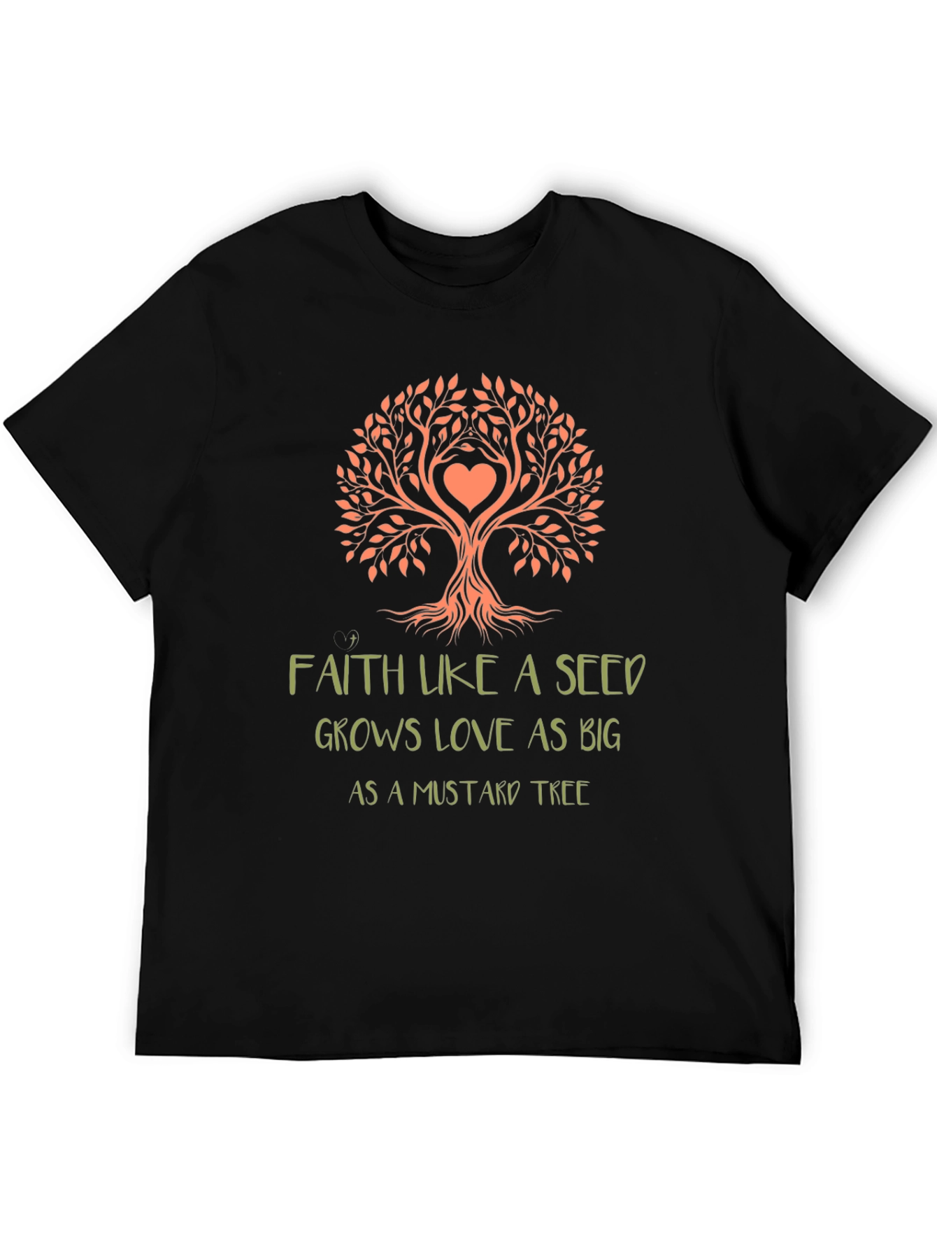 Faith Like A Seed Tree Graphic T-Shirt