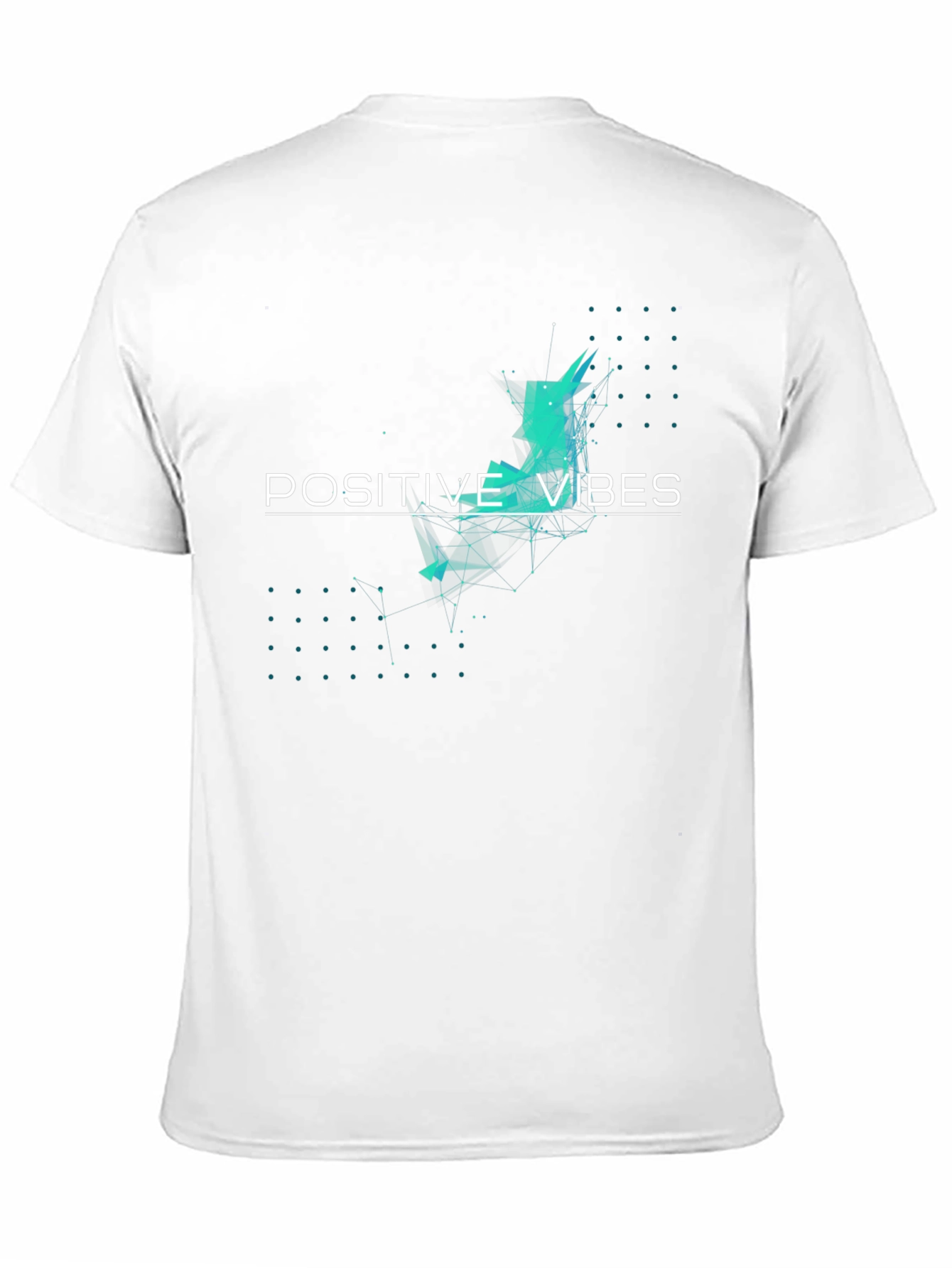 Positive Vibes Graphic Tee - Black Cotton Comfort