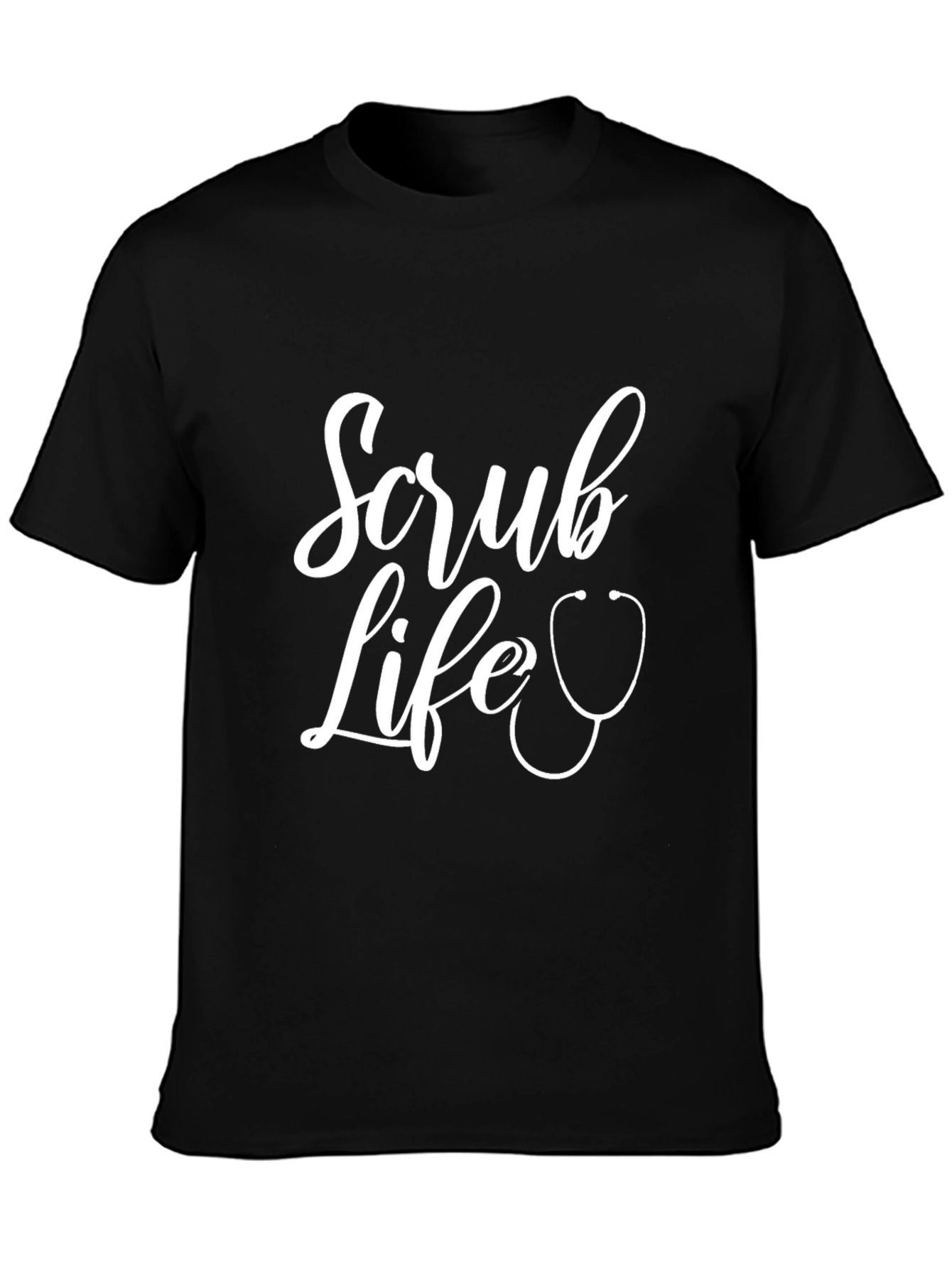 Scrub Life Black T-Shirt - Medical Apparel