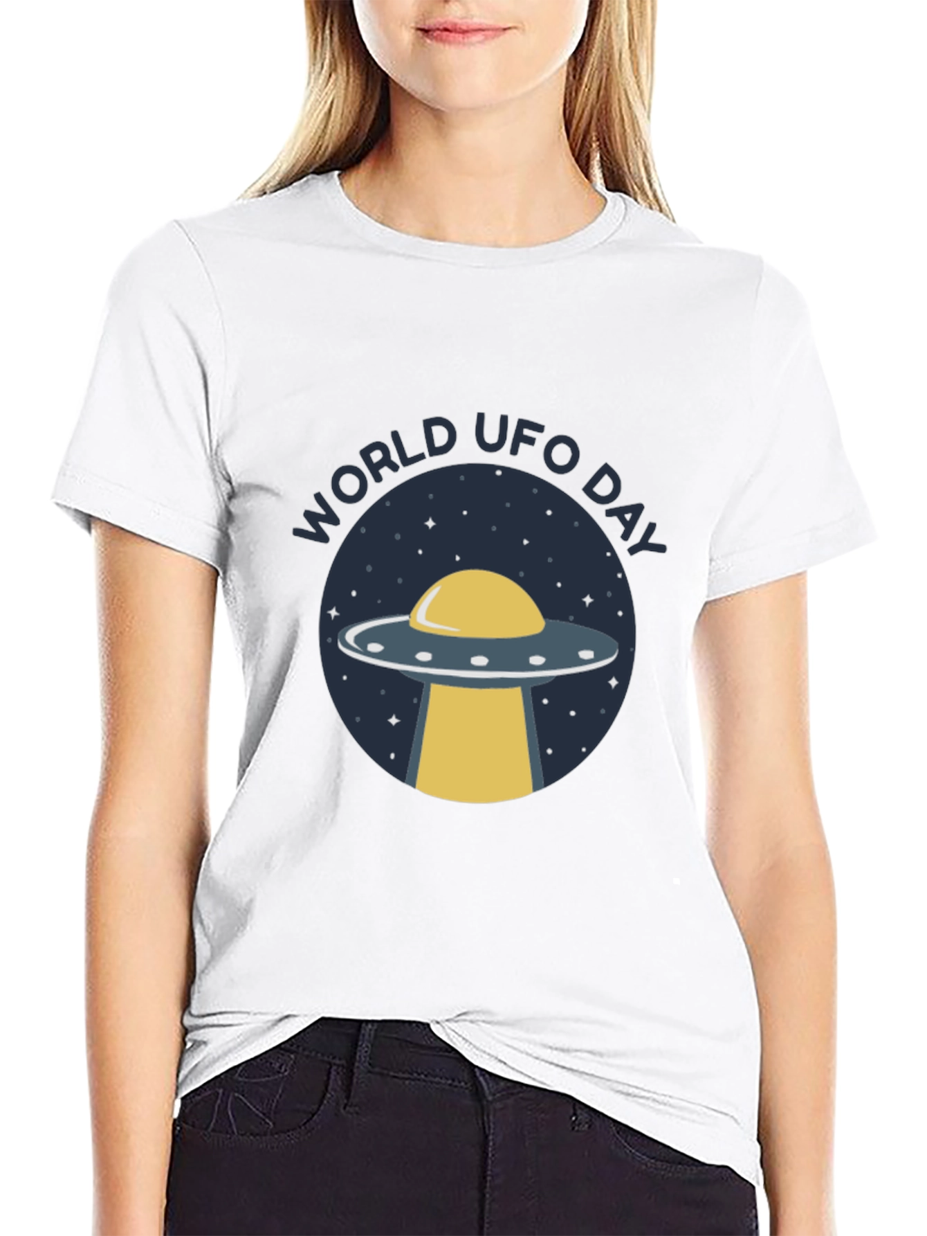 World UFO Day Graphic T-Shirt