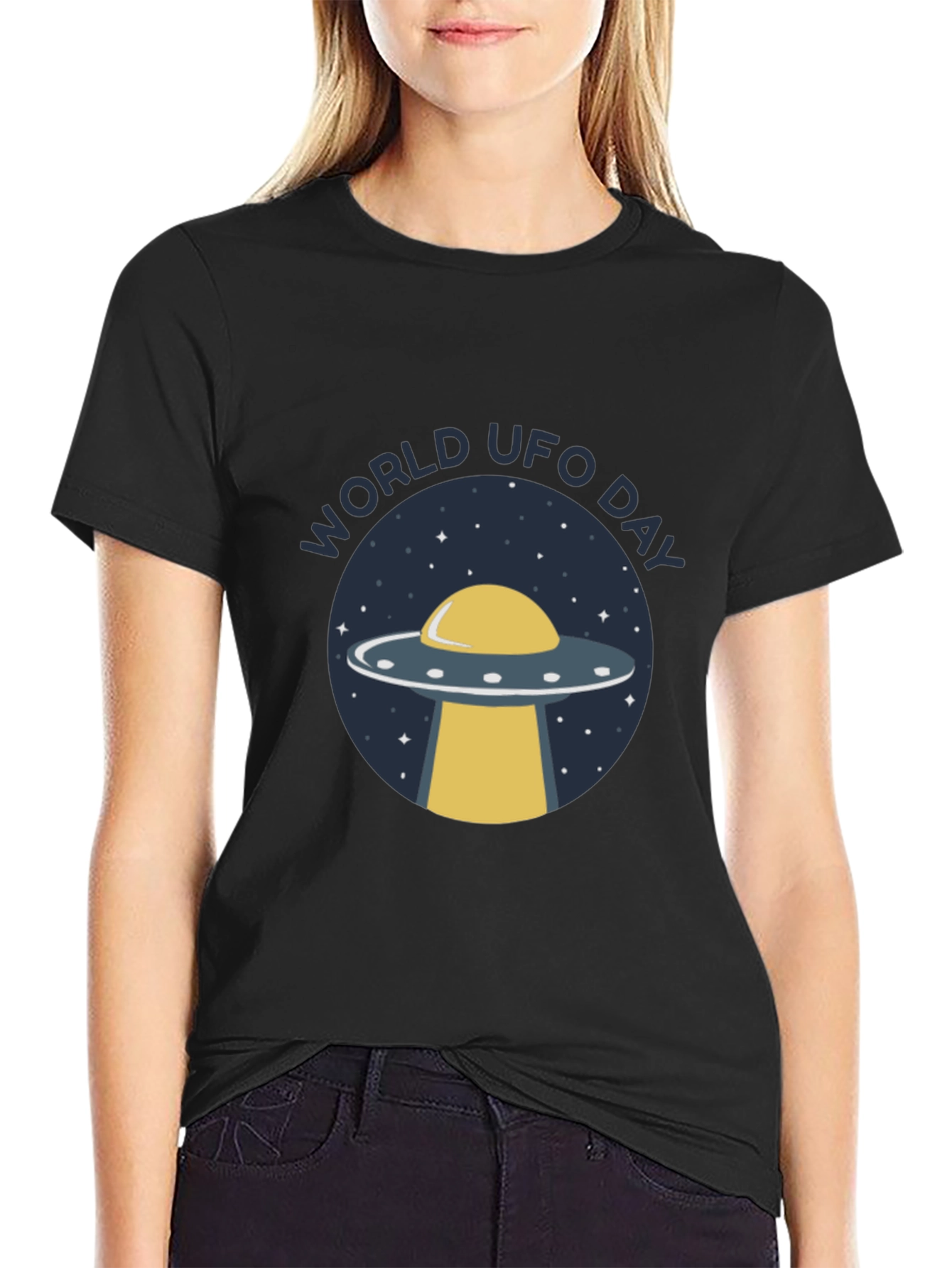 World UFO Day Graphic T-Shirt