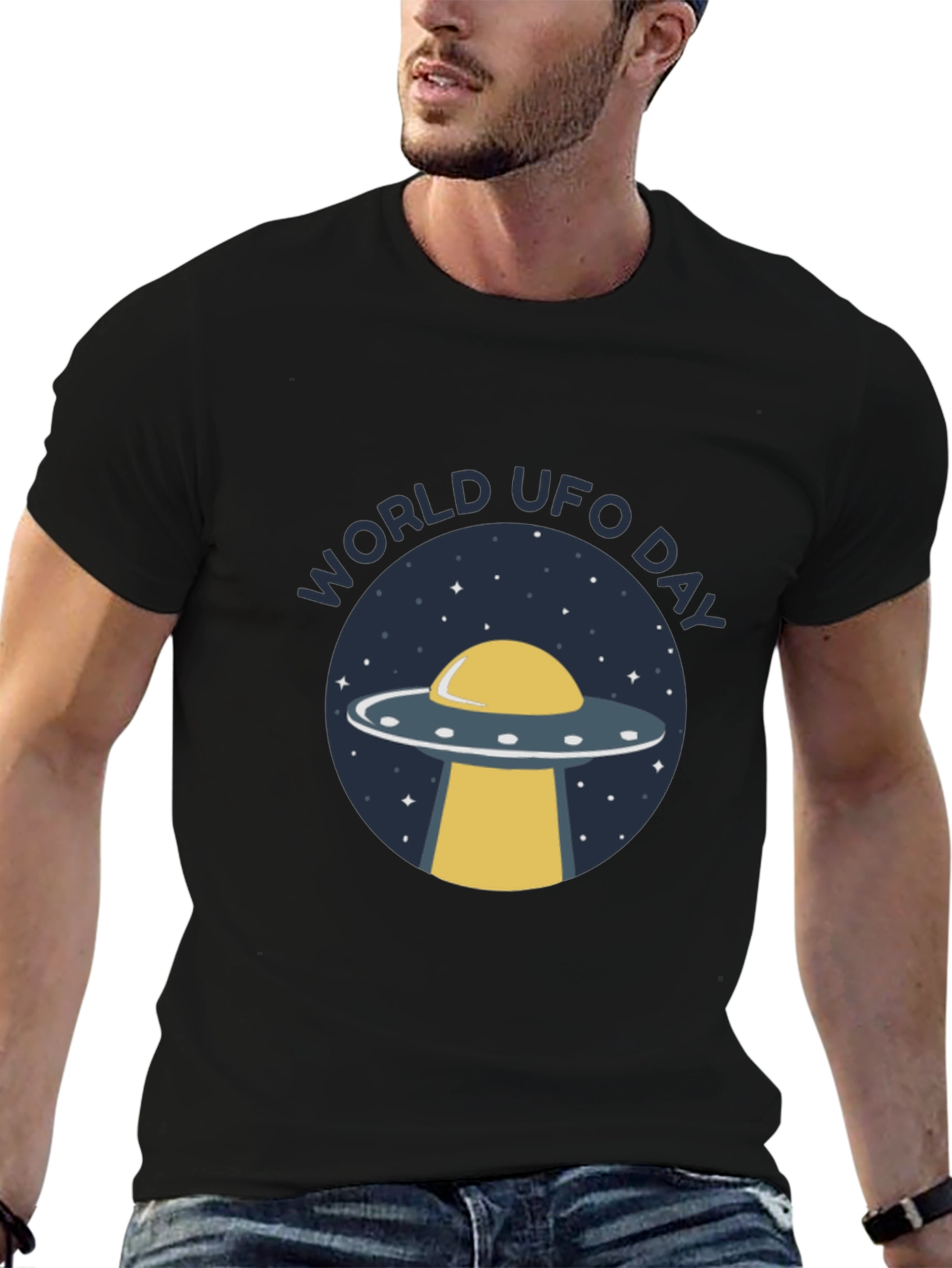 World UFO Day Graphic T-Shirt