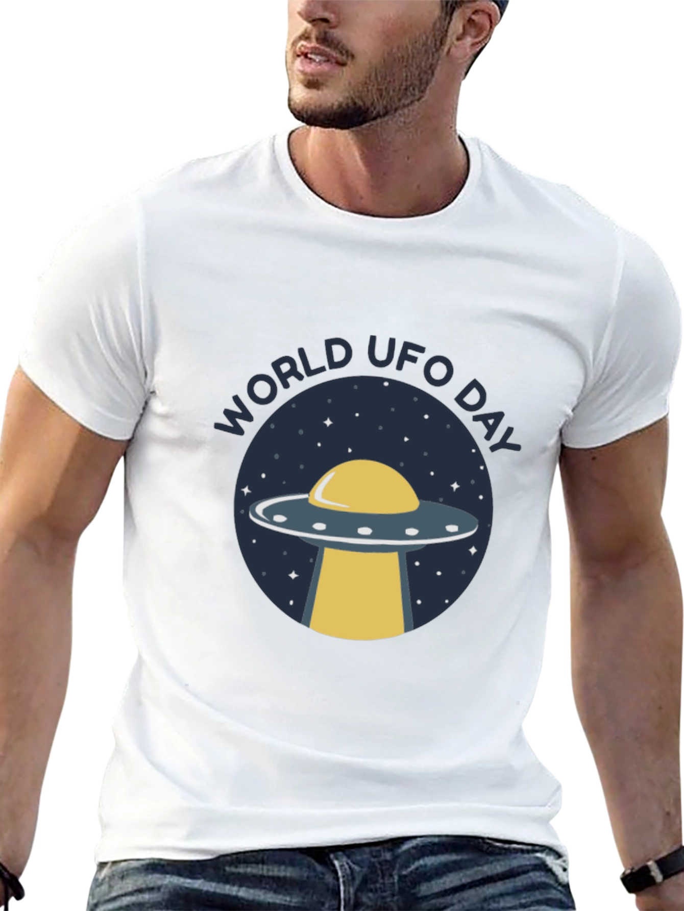 World UFO Day Graphic T-Shirt
