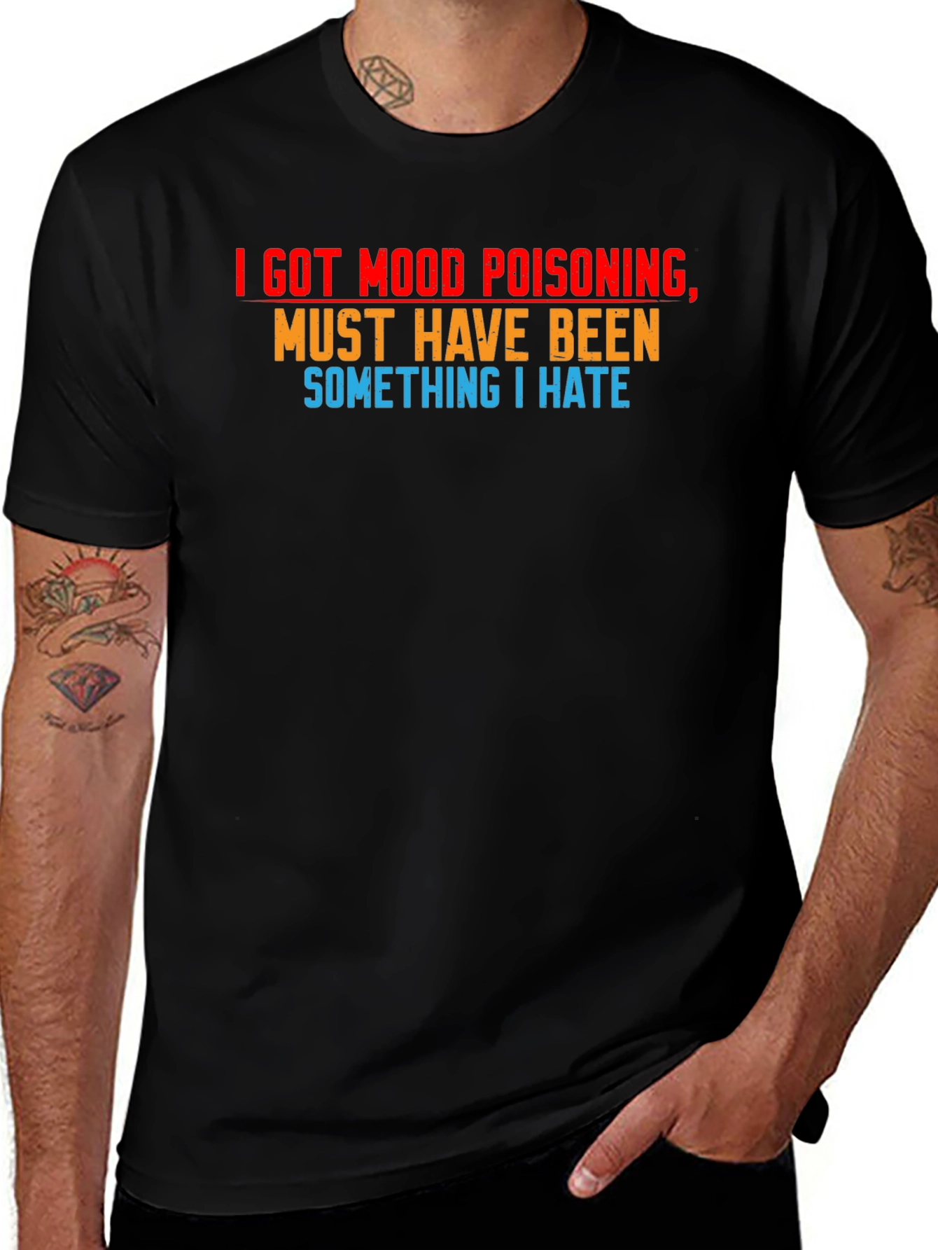 Mood Poisoning Graphic Tee - Funny Sarcastic T-Shirt