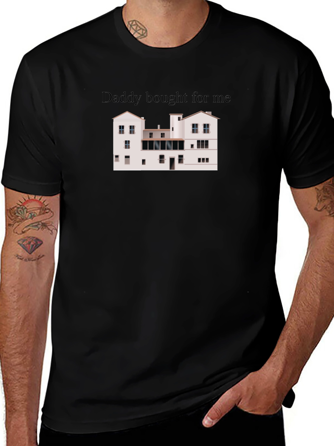 Modern House Graphic T-Shirt