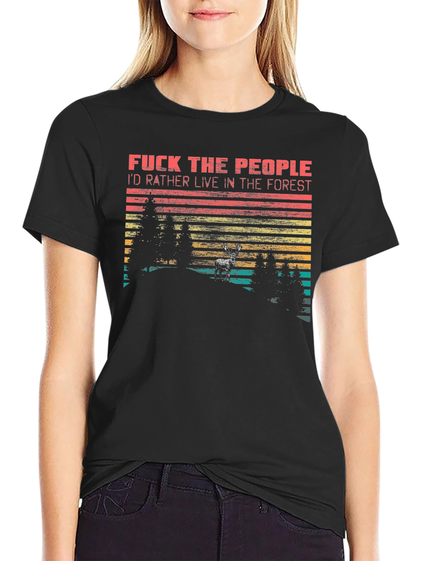 Forest Life Graphic T-Shirt