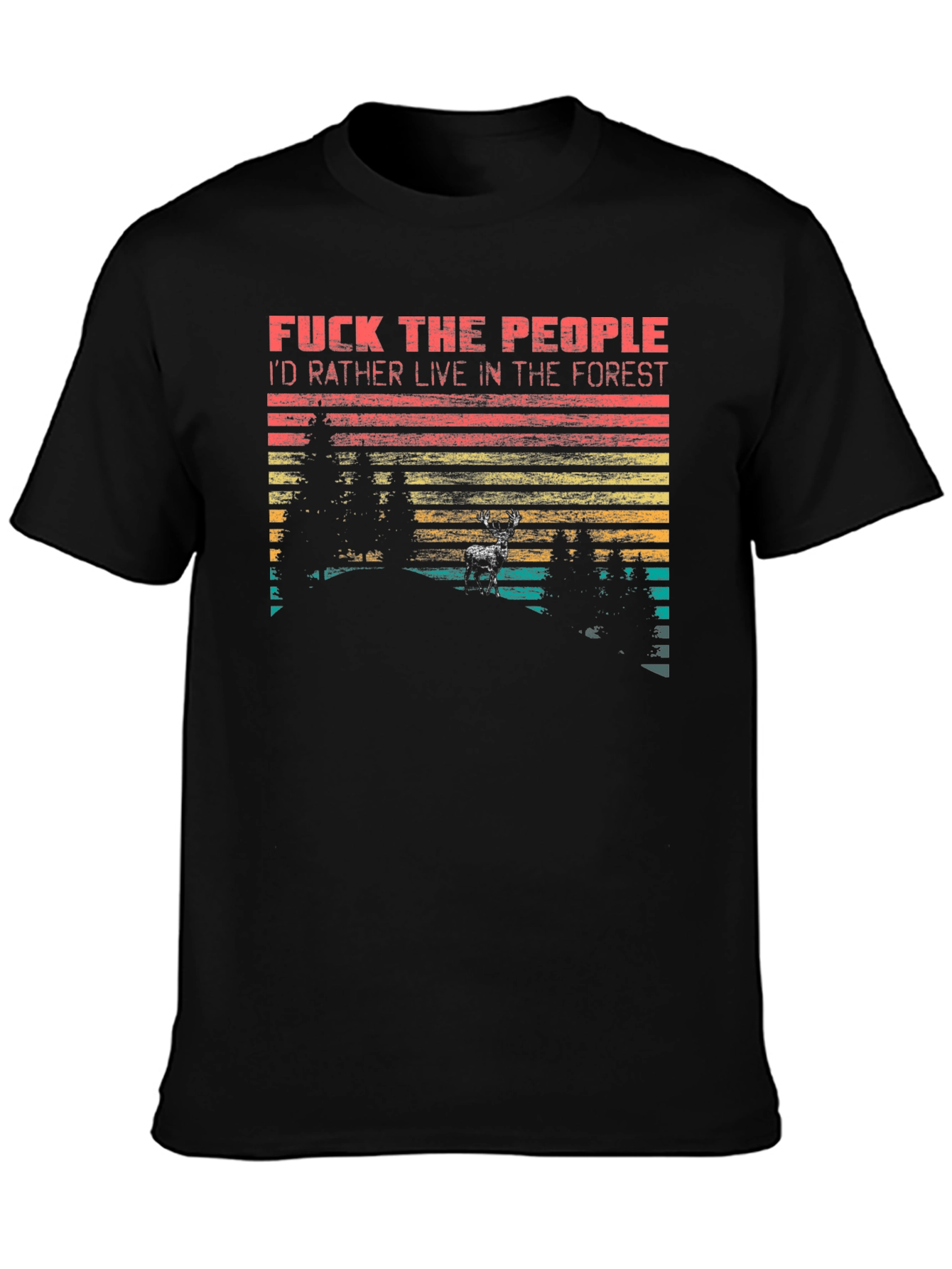 Forest Life Graphic T-Shirt