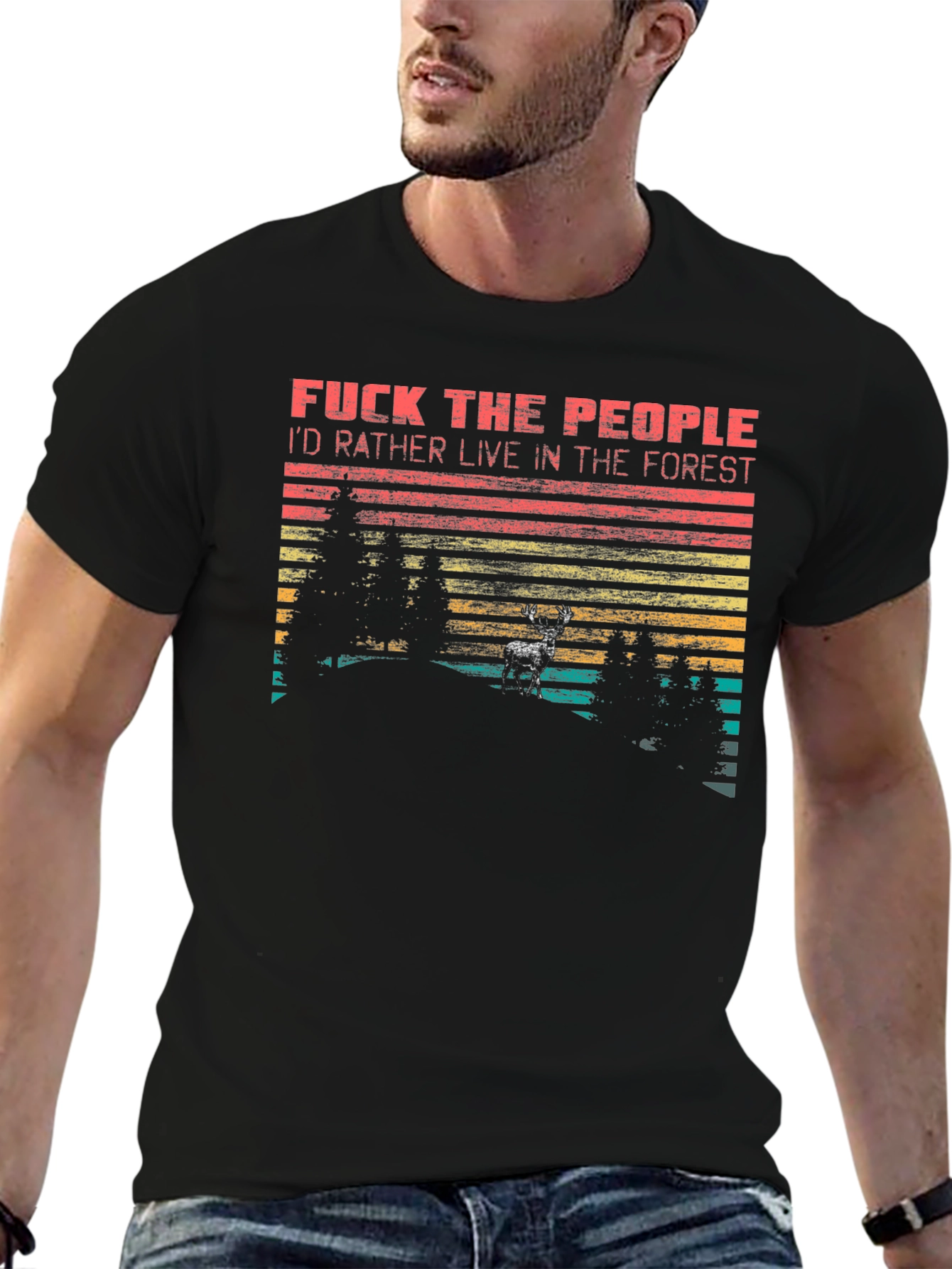 Forest Life Graphic T-Shirt