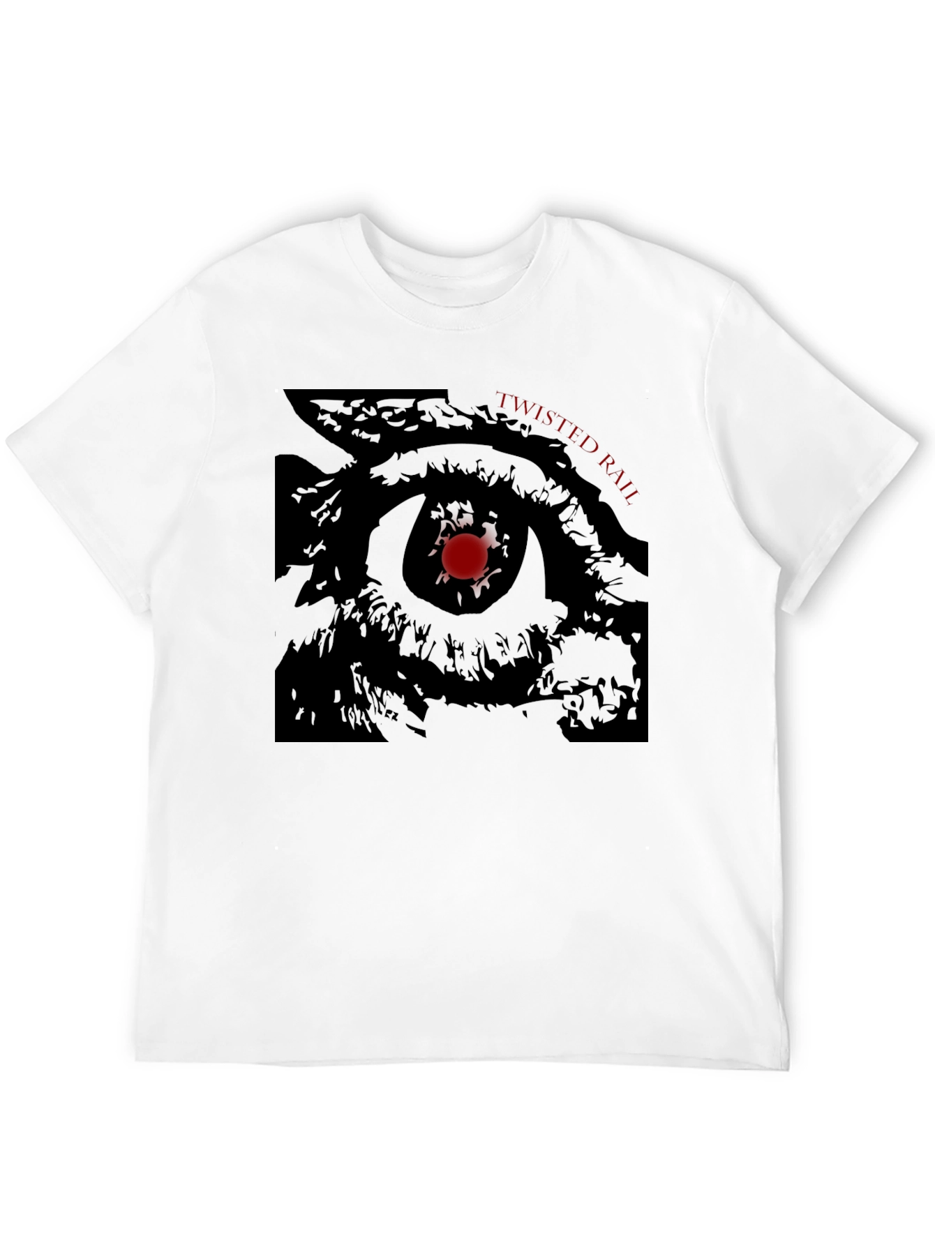 Twisted Rail Eye Graphic Black T-Shirt