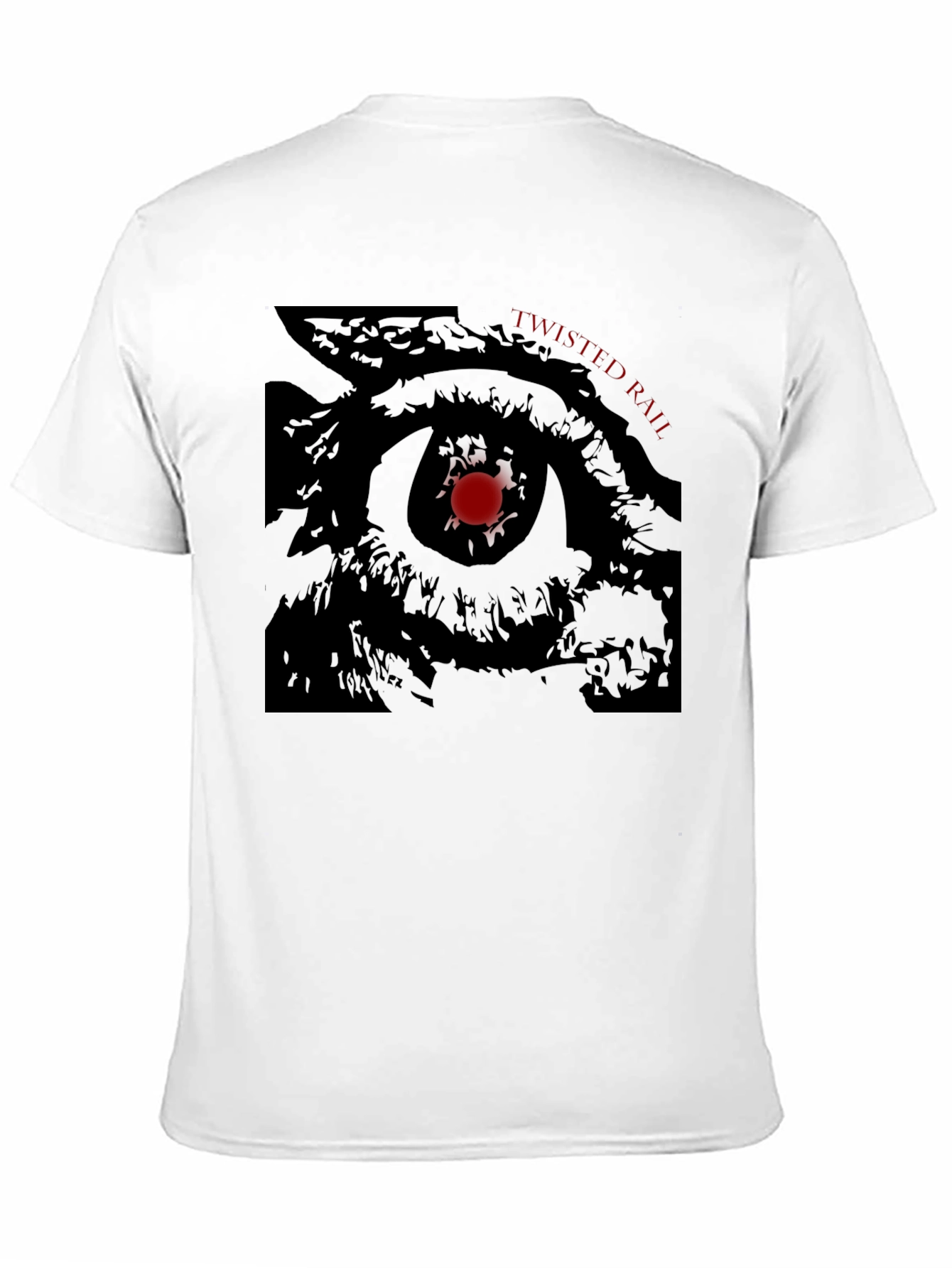 Twisted Rail Eye Graphic Black T-Shirt