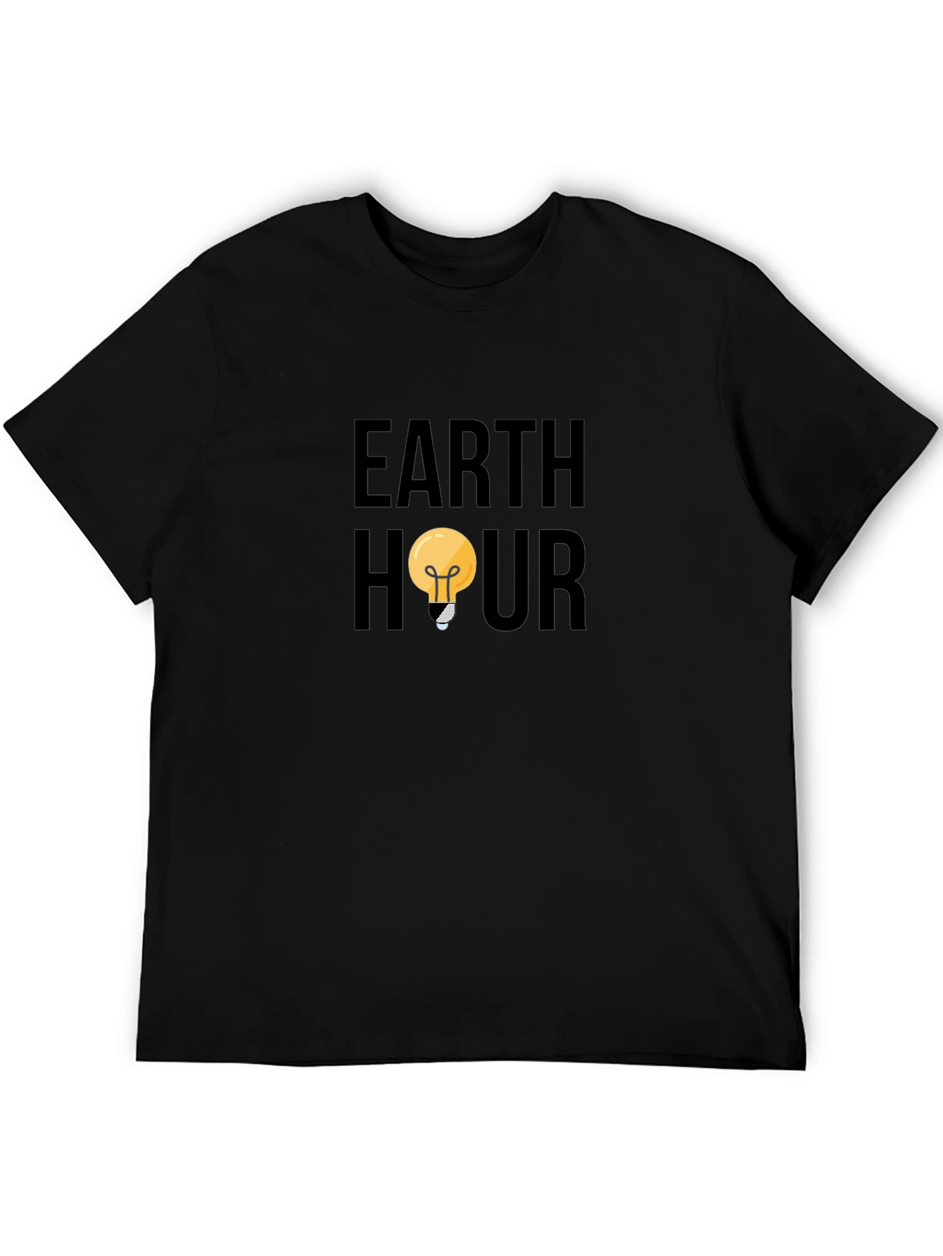 Earth Hour Graphic T-Shirt - Environmental Awareness Tee