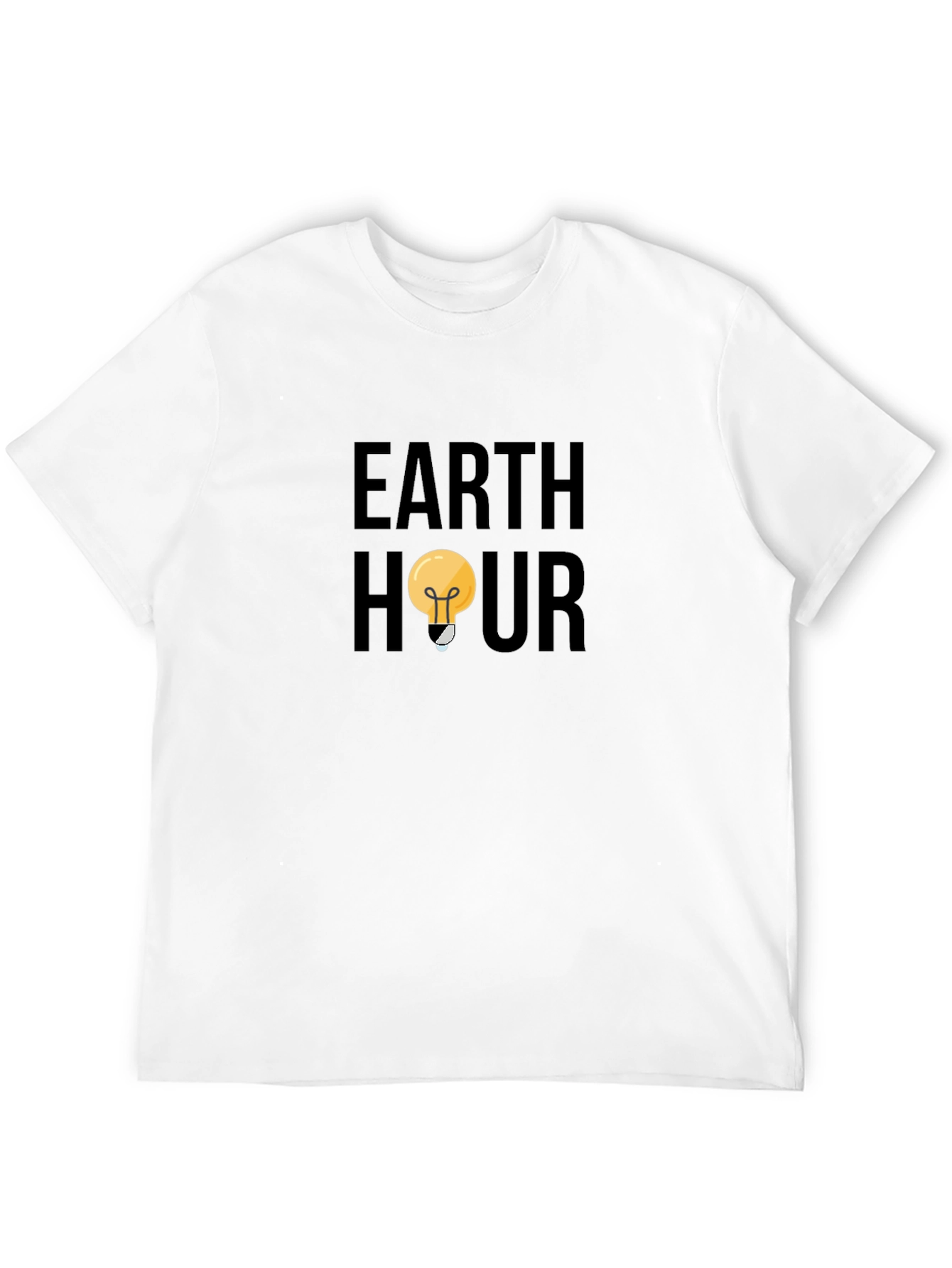 Earth Hour Graphic T-Shirt - Environmental Awareness Tee