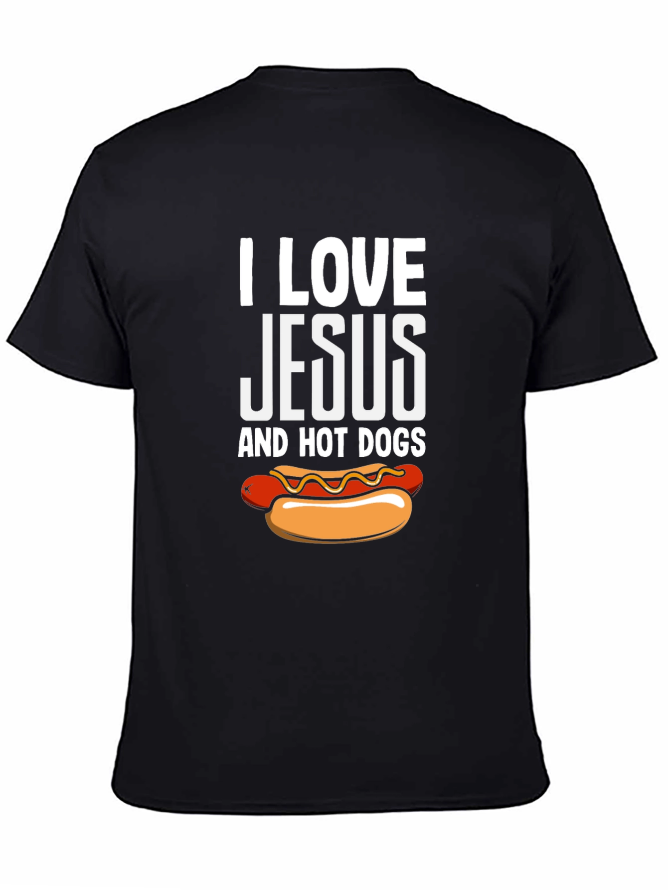 I Love Jesus and Hot Dogs T-Shirt