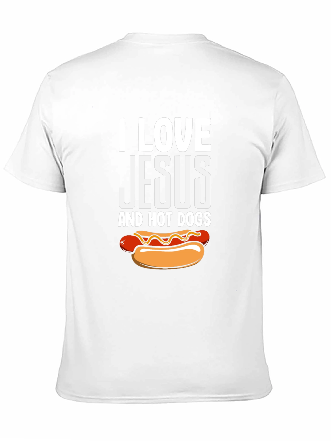 I Love Jesus and Hot Dogs T-Shirt