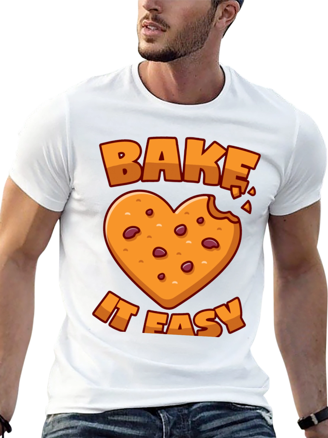 Bake it Easy Cookie Heart T-Shirt