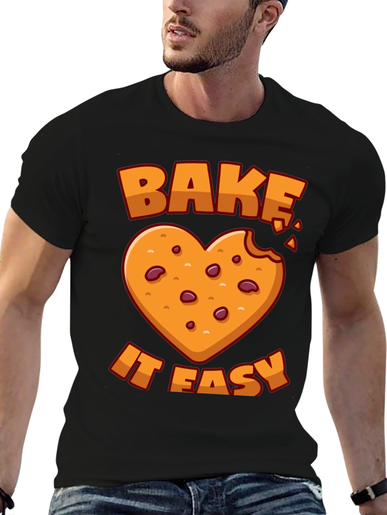 Bake it Easy Cookie Heart T-Shirt