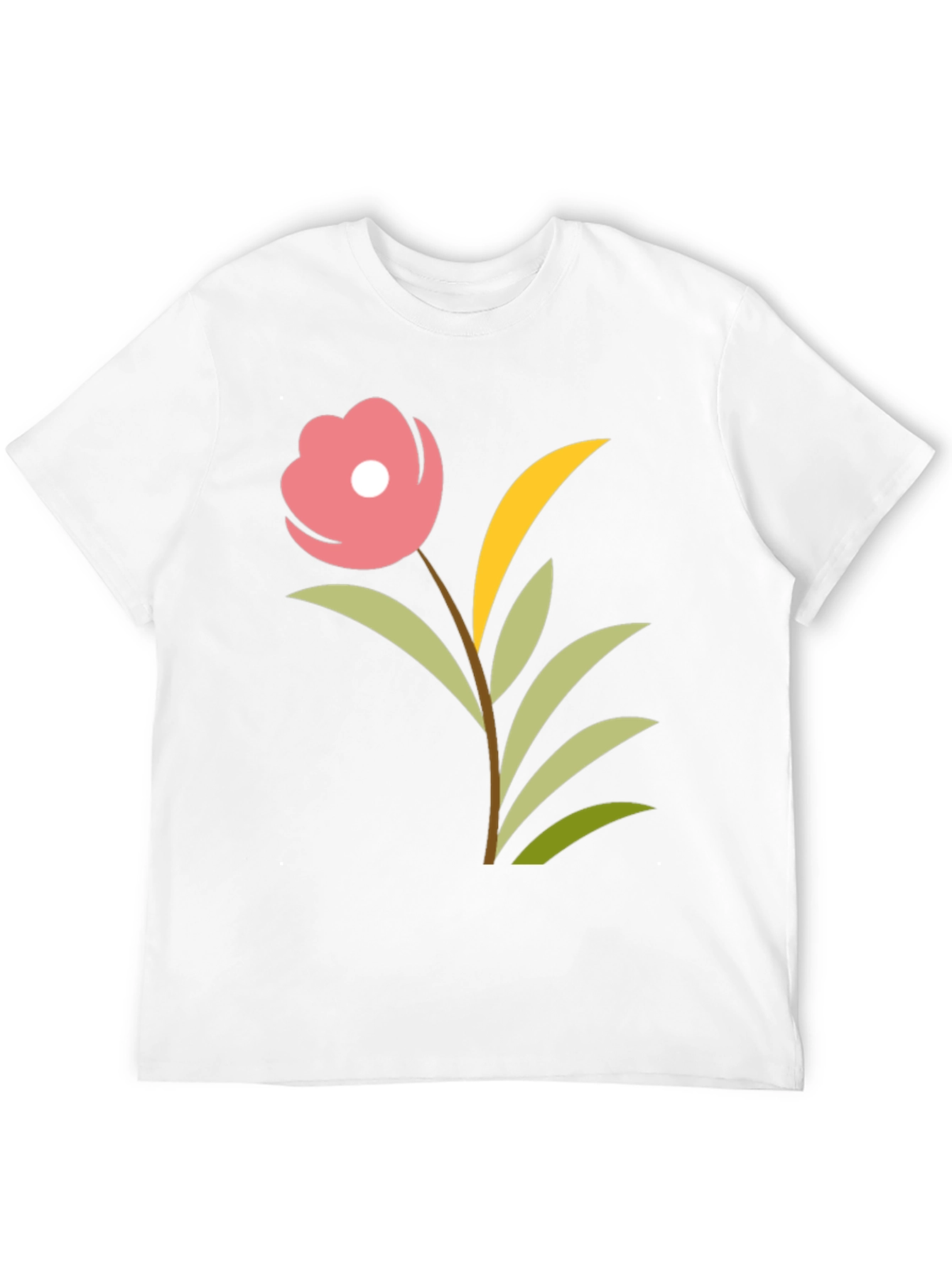 Floral Graphic Tee - Black