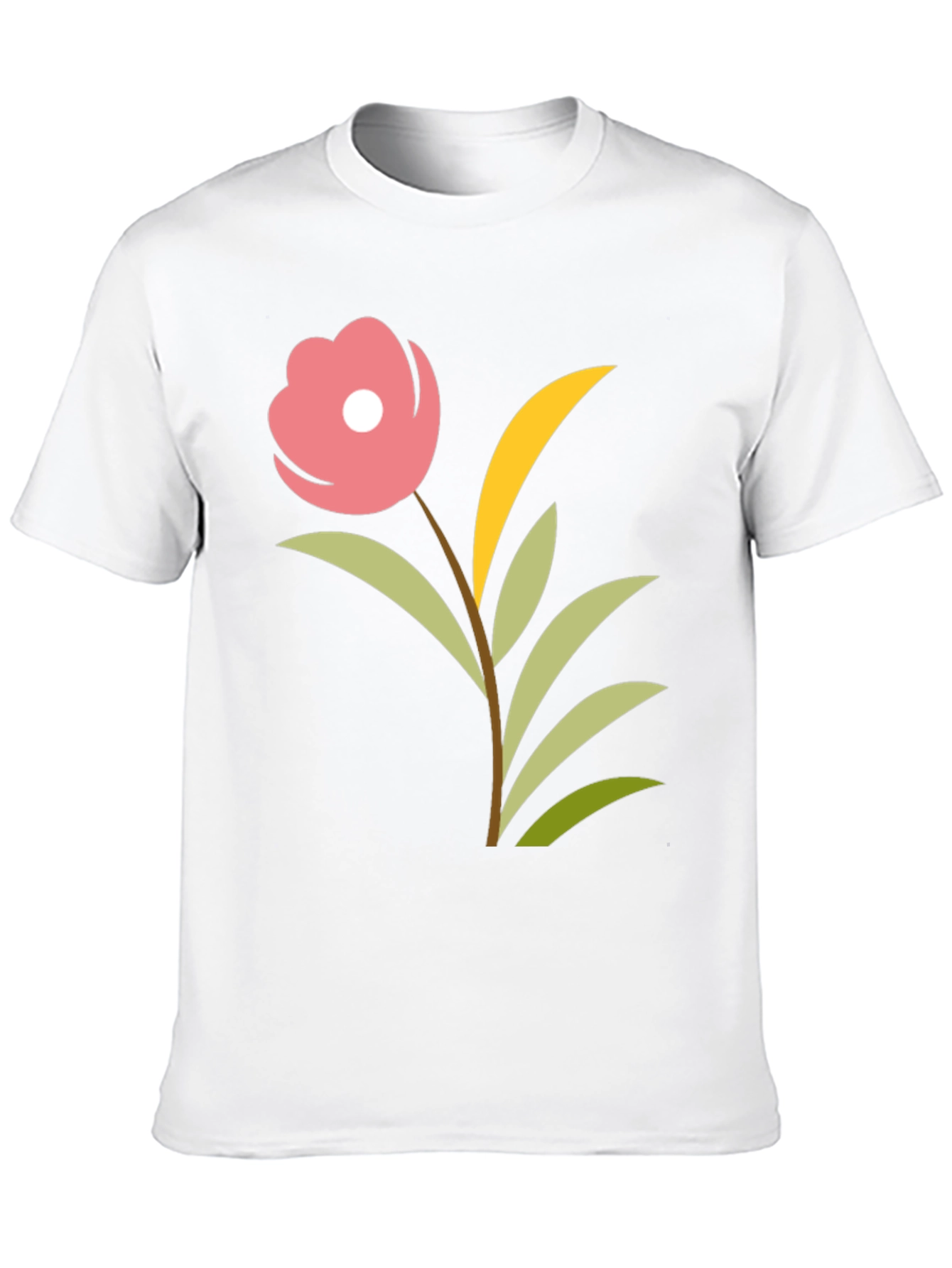 Floral Graphic Tee - Black