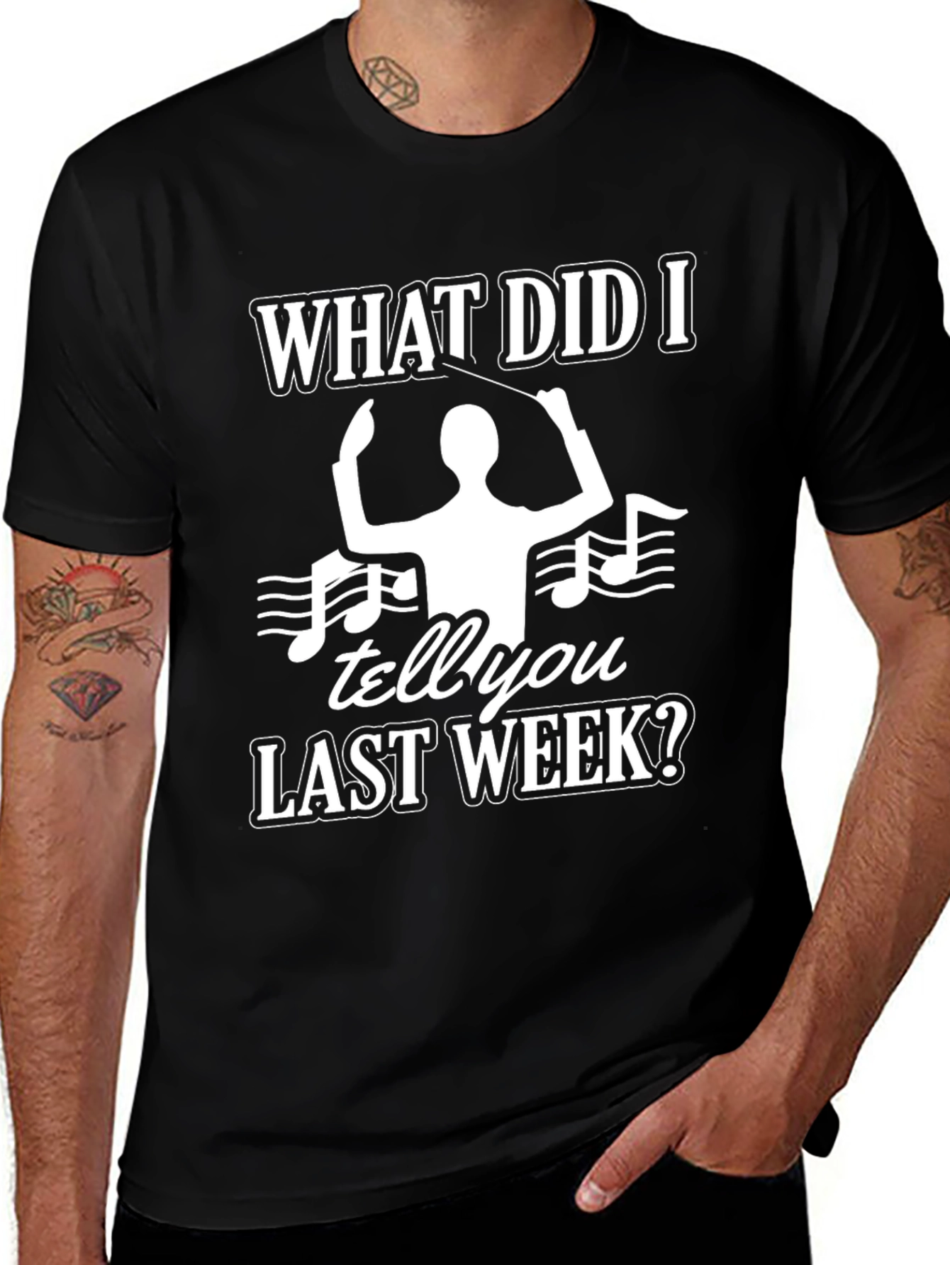 Orchestra Conductor Music Lover Black T-Shirt