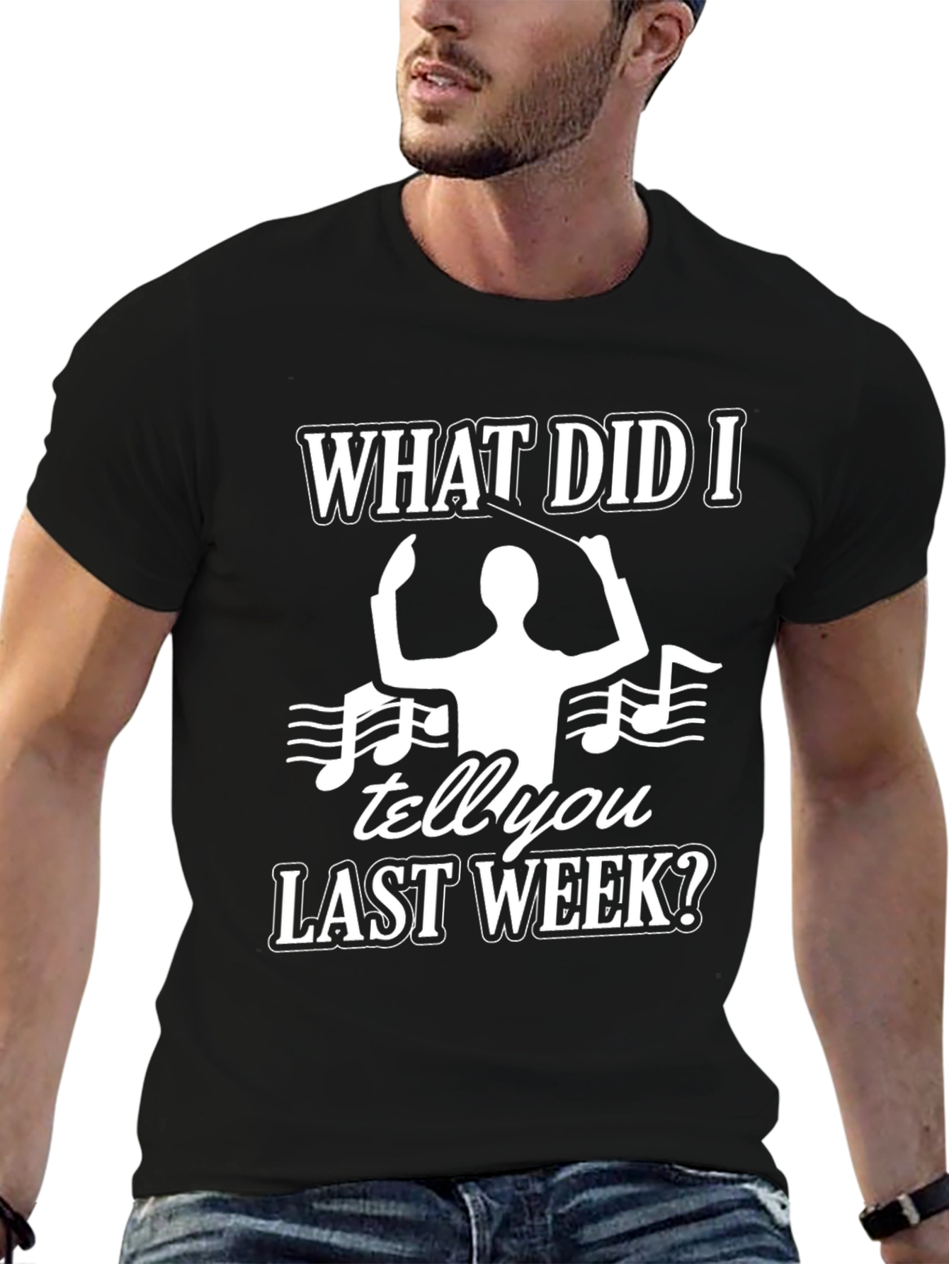 Orchestra Conductor Music Lover Black T-Shirt