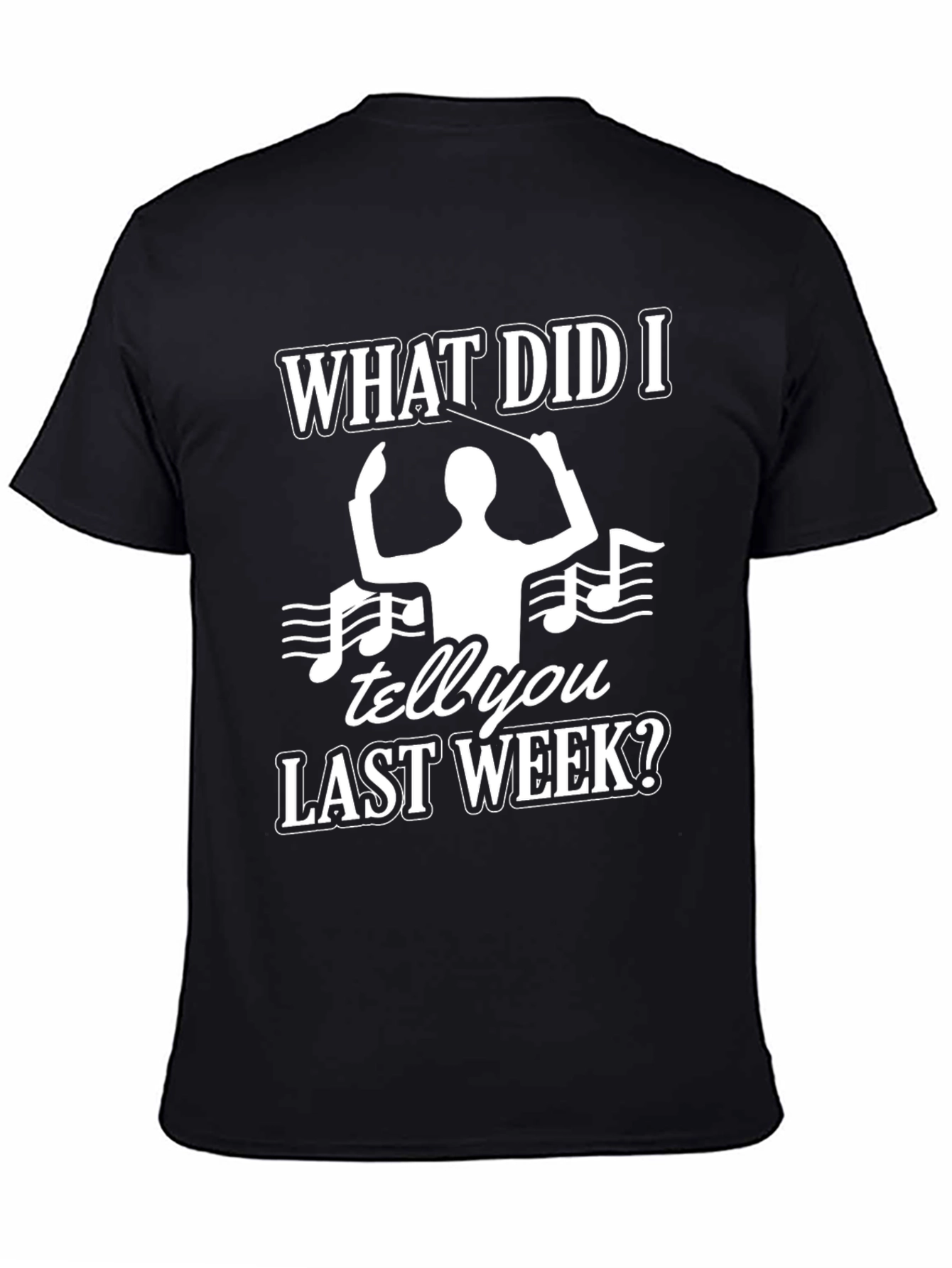 Orchestra Conductor Music Lover Black T-Shirt