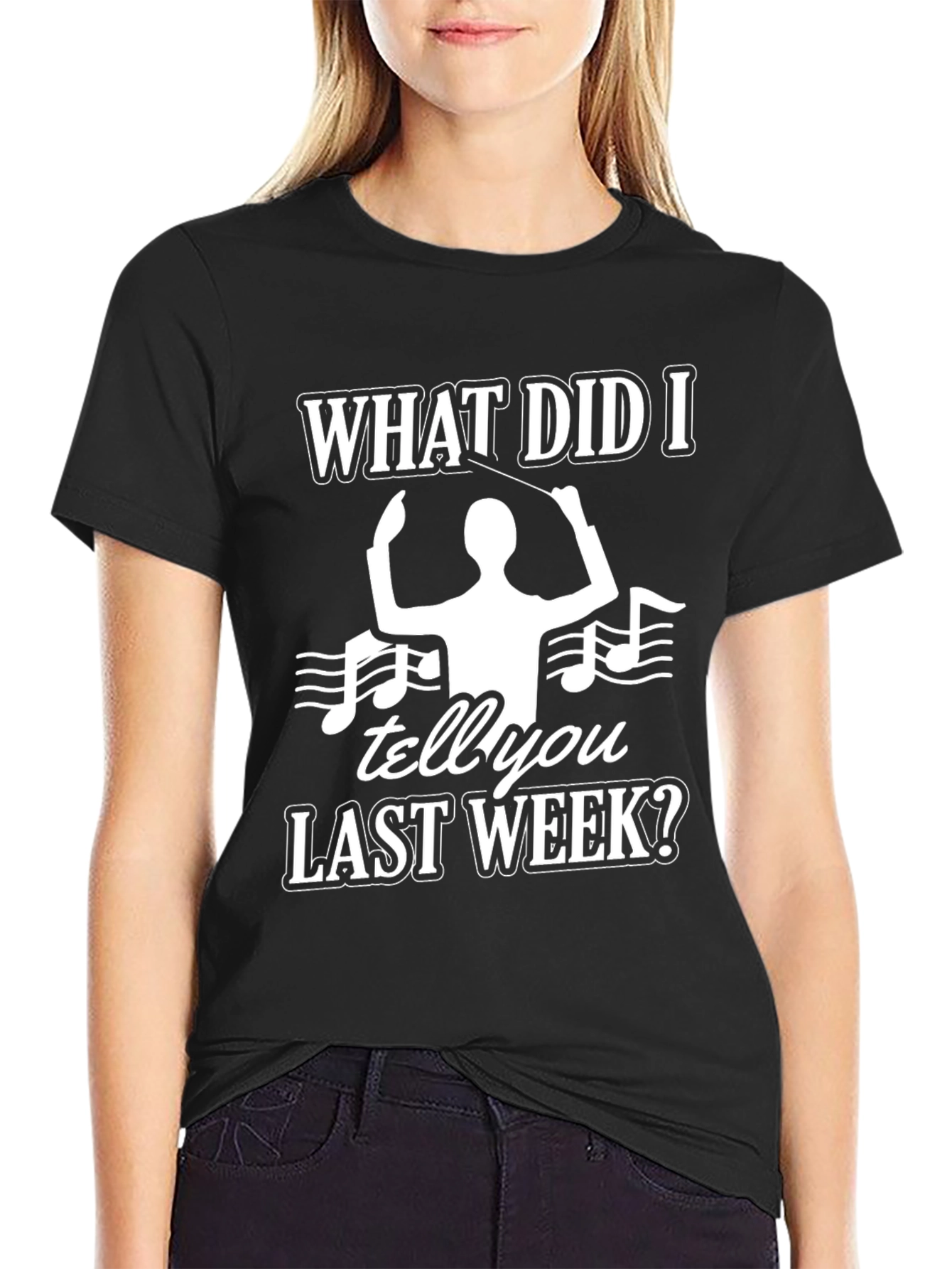 Orchestra Conductor Music Lover Black T-Shirt