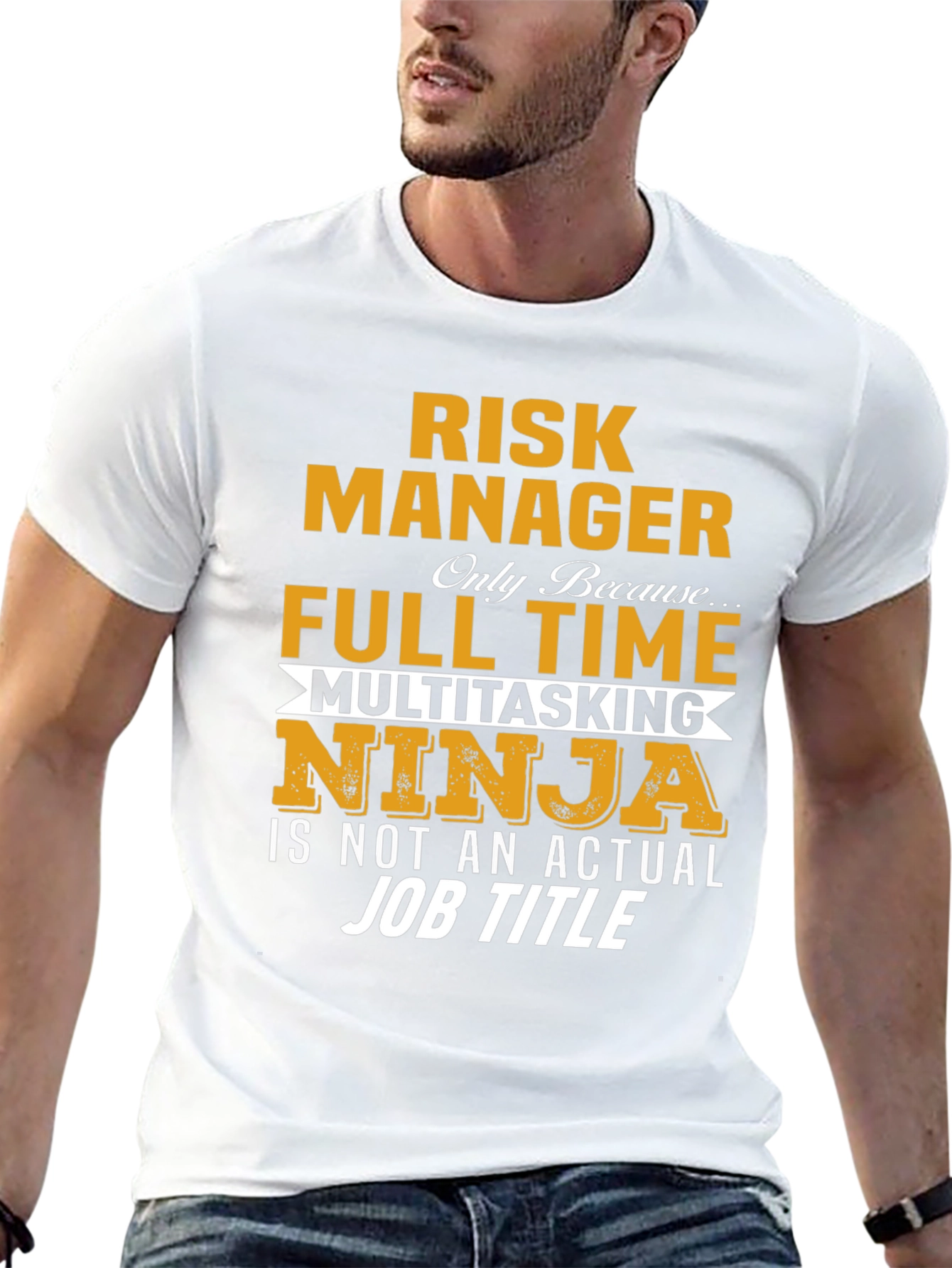 Risk Manager Full Time Ninja Graphic Tee