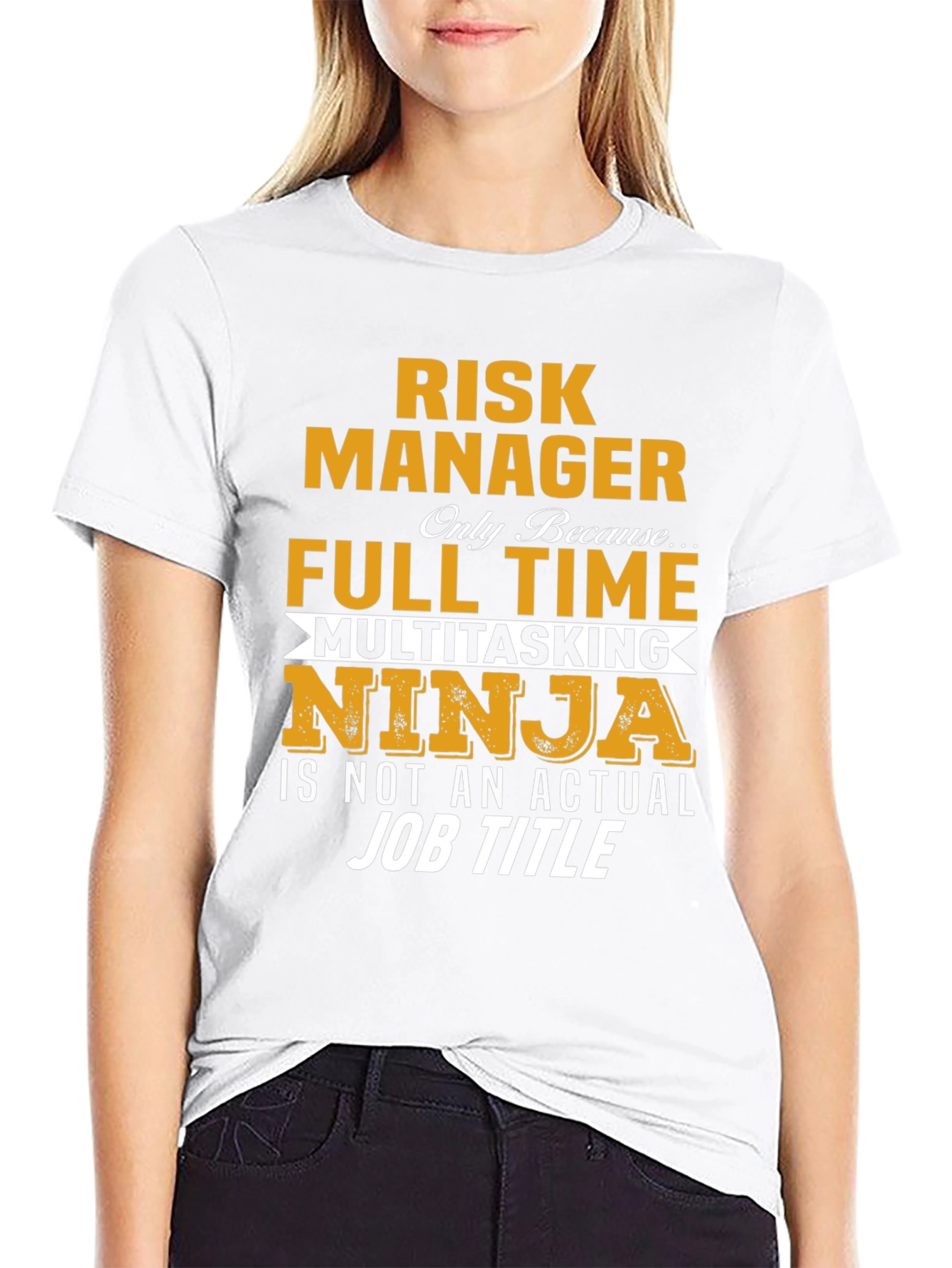 Risk Manager Full Time Ninja Graphic Tee