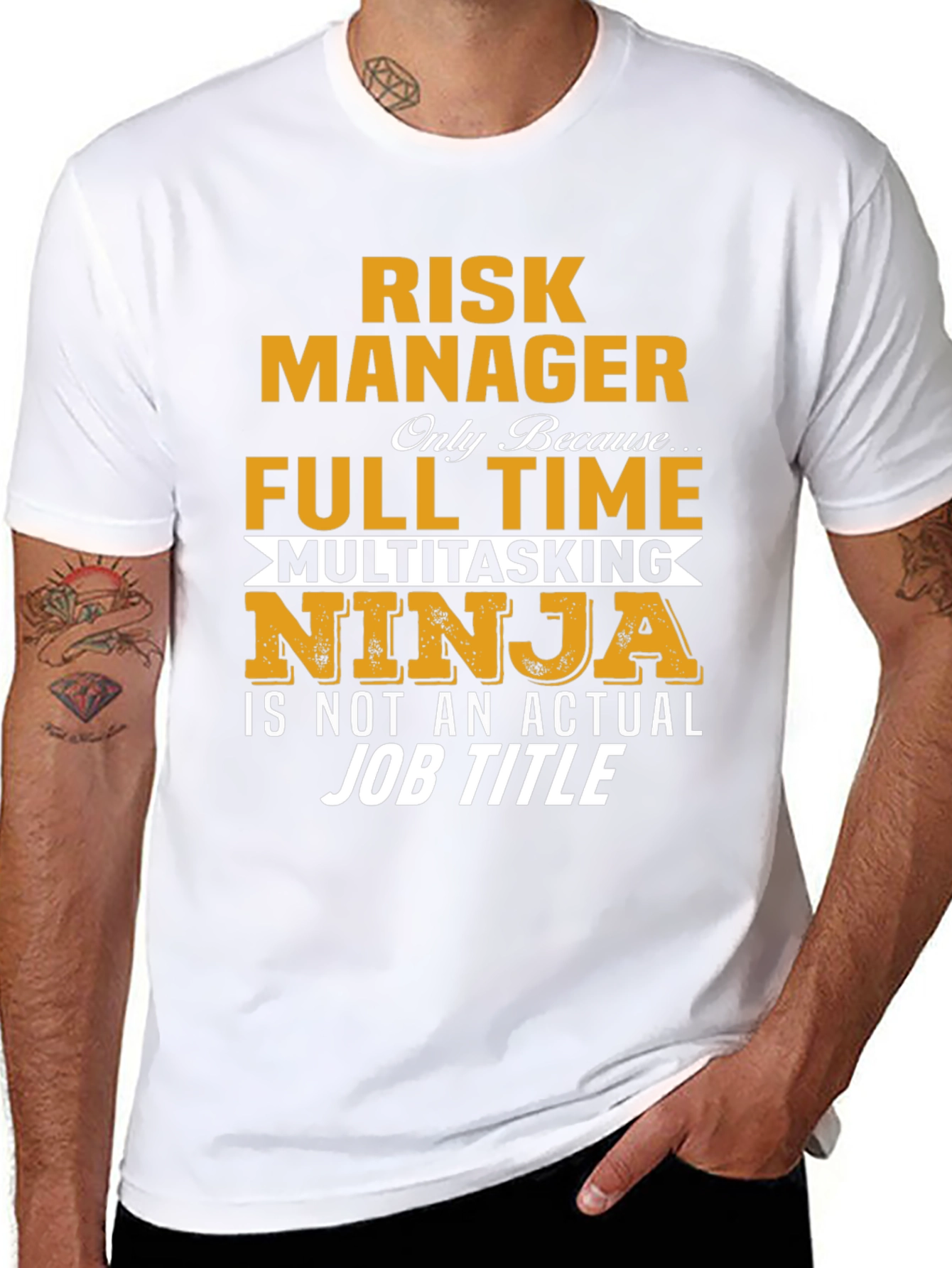 Risk Manager Full Time Ninja Graphic Tee