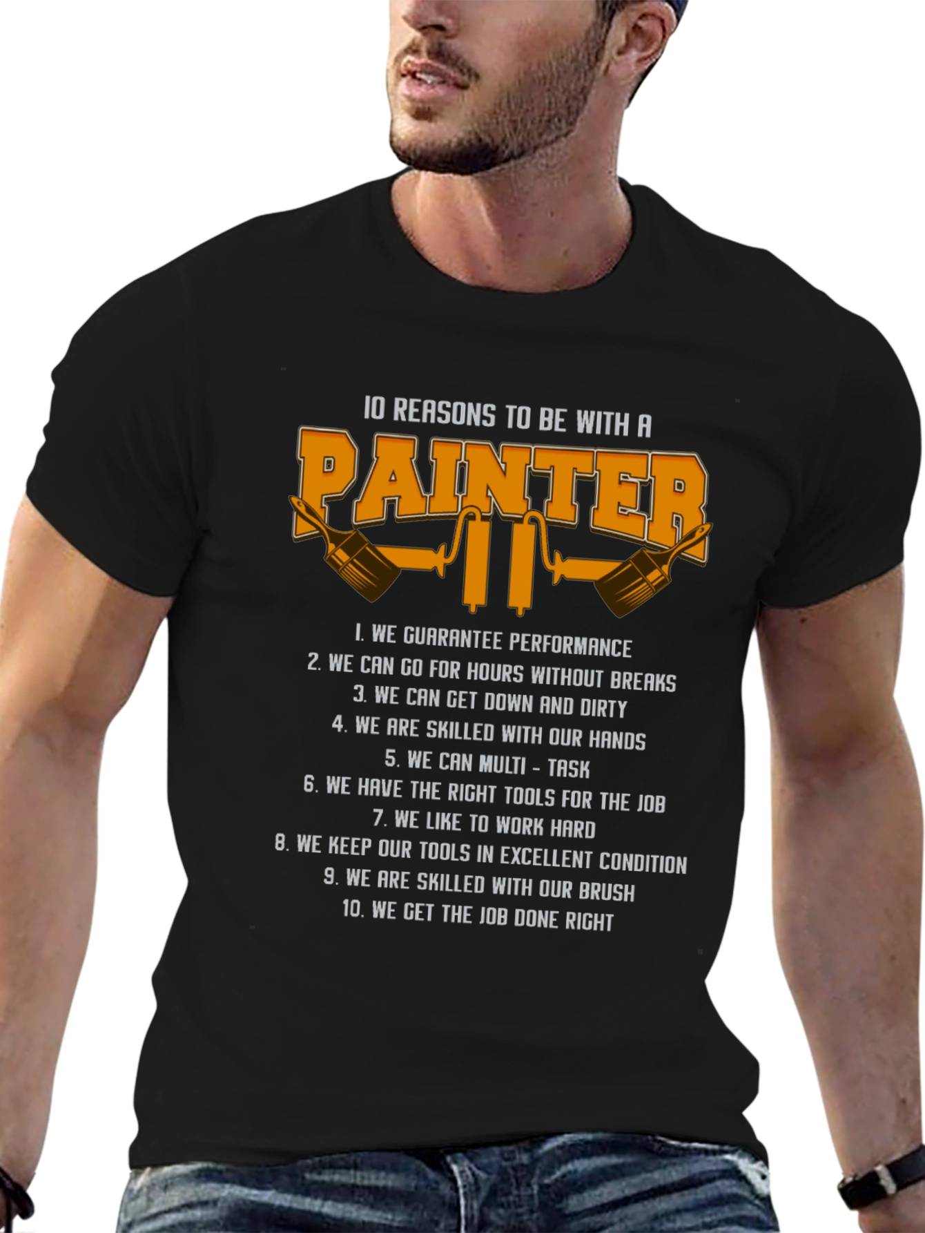 Painter Reasons Graphic Tee - Black