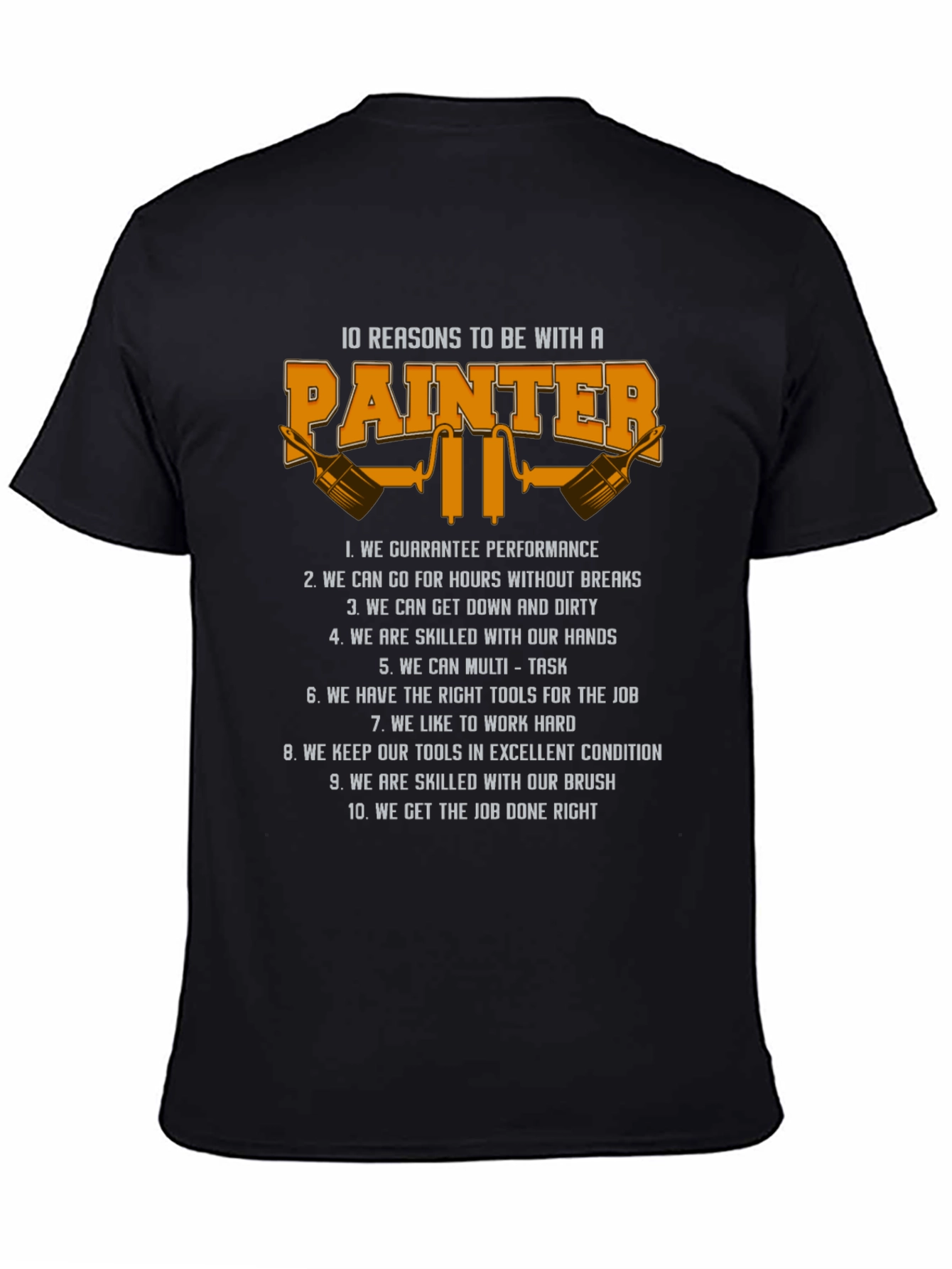 Painter Reasons Graphic Tee - Black