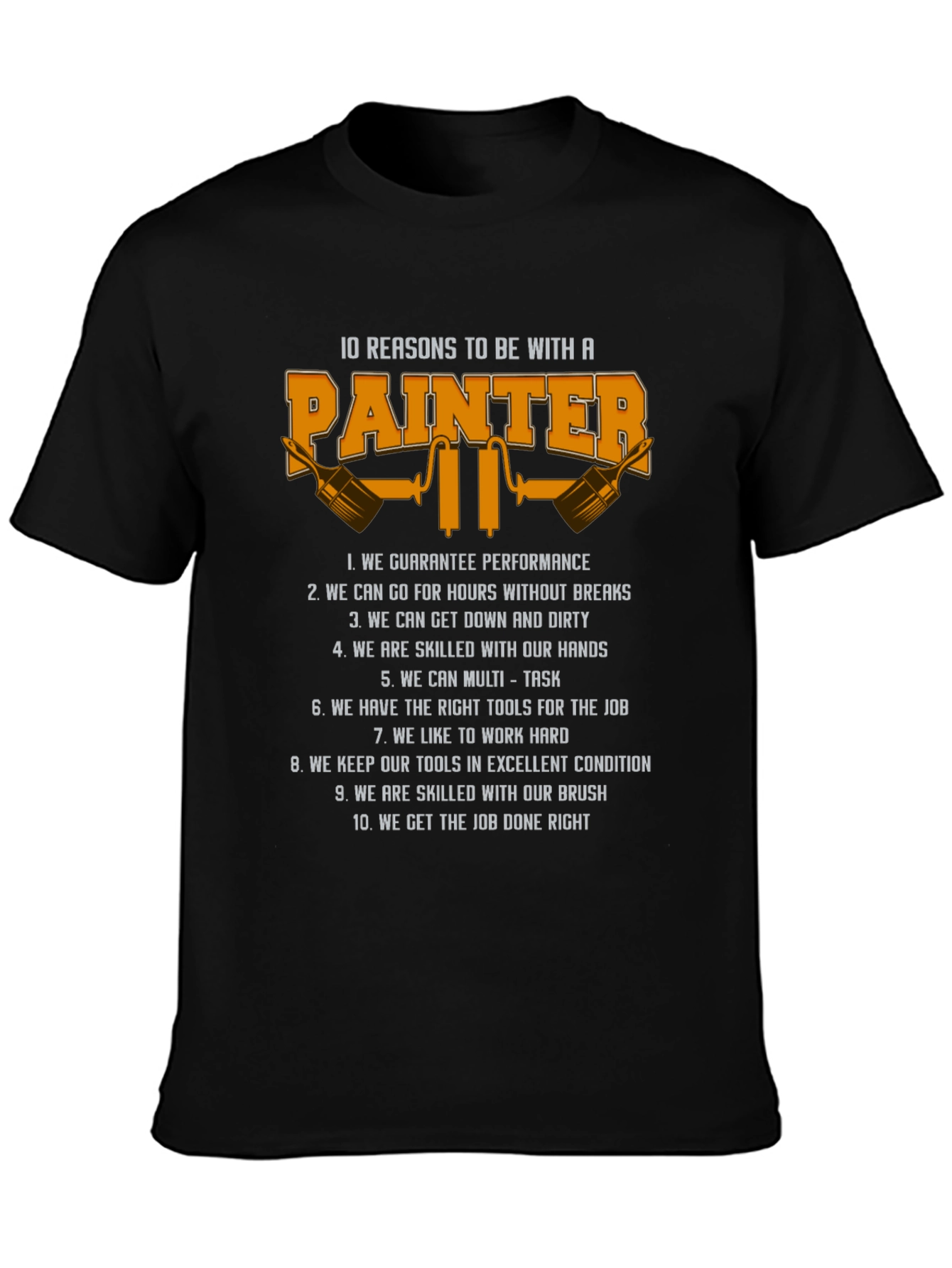 Painter Reasons Graphic Tee - Black