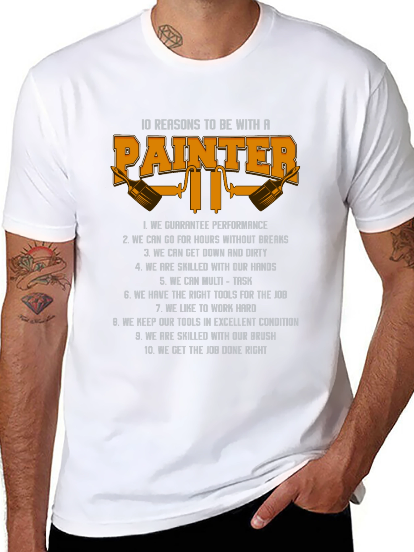 Painter Reasons Graphic Tee - Black