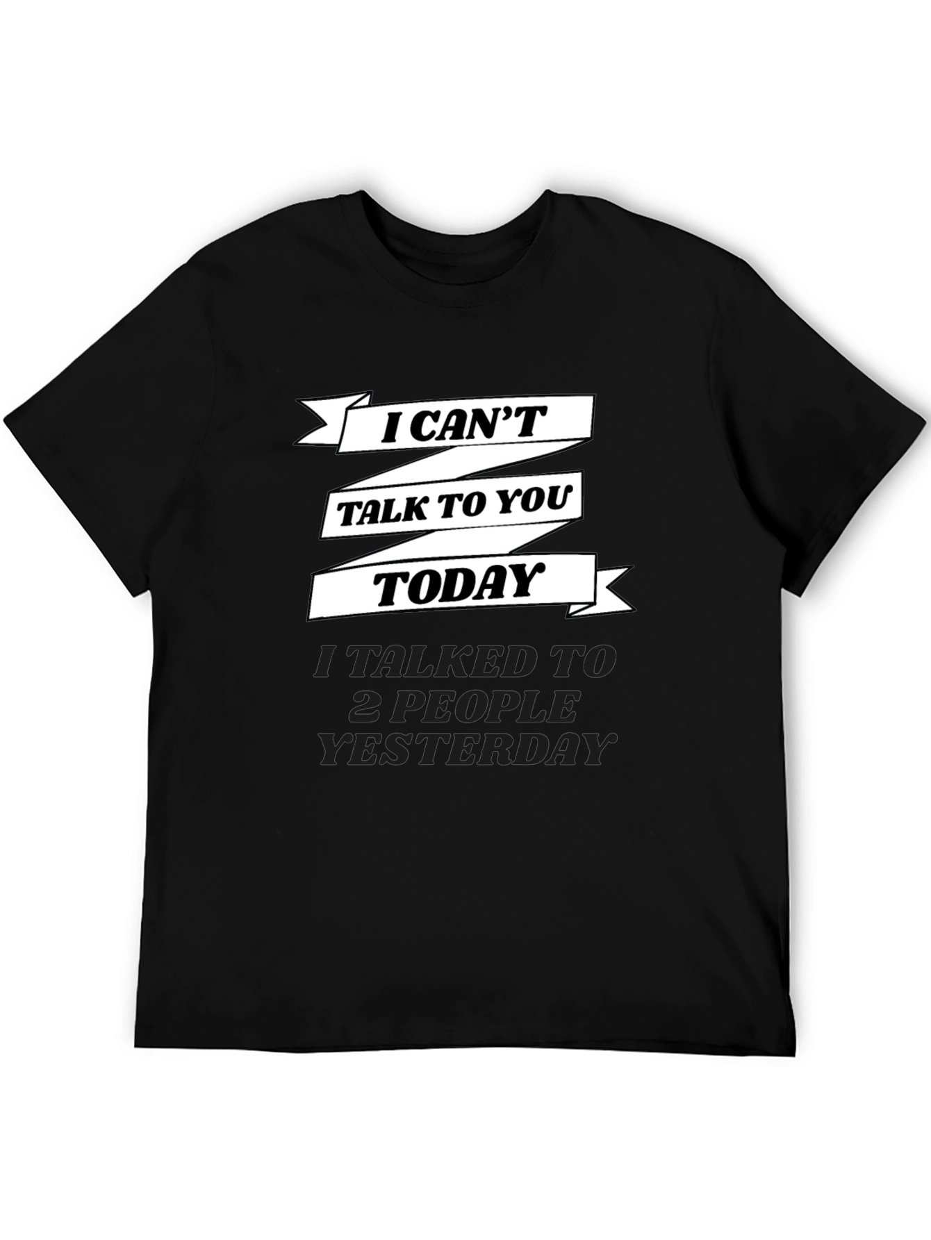 Funny I Cant Talk Graphic Tee