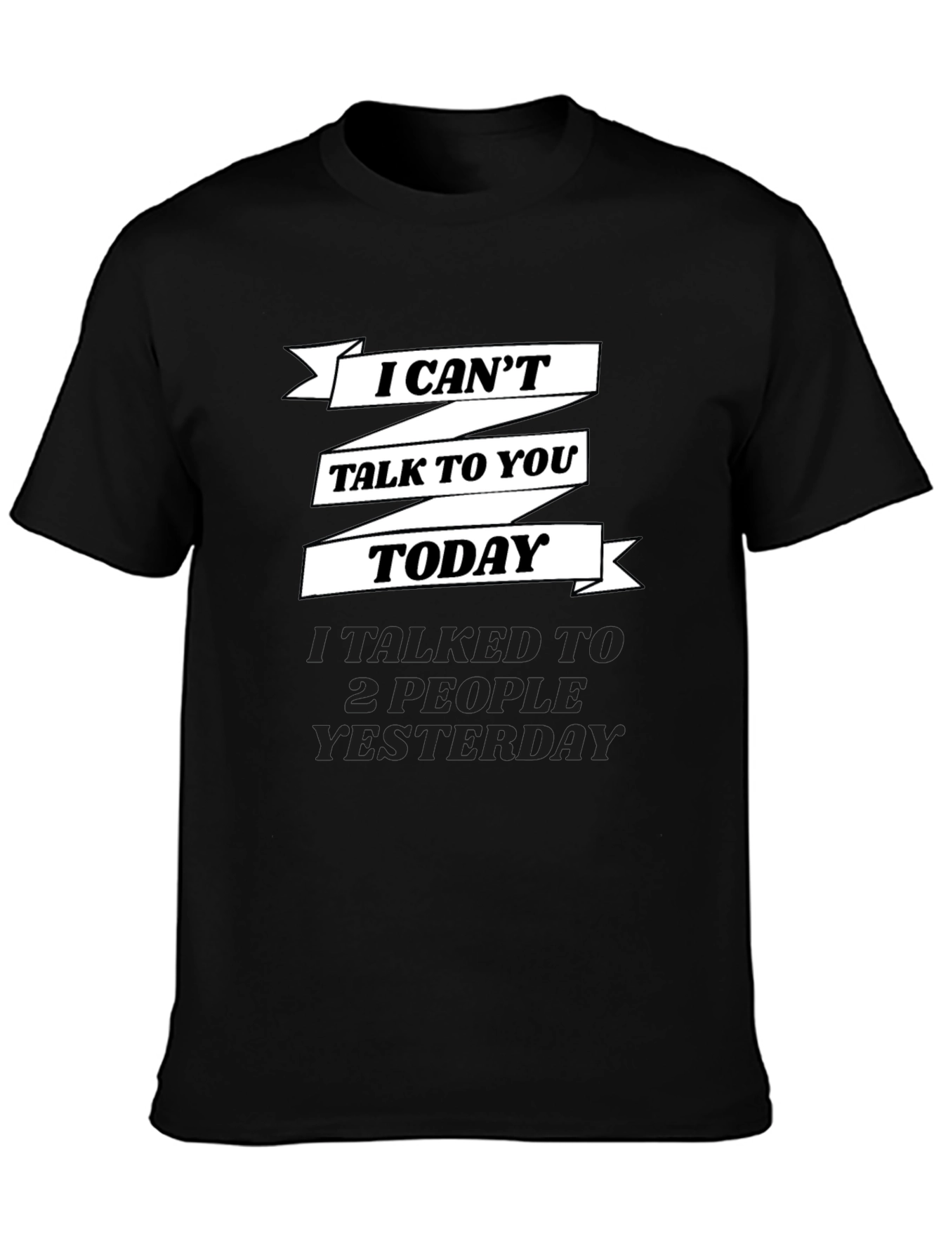 Funny I Cant Talk Graphic Tee
