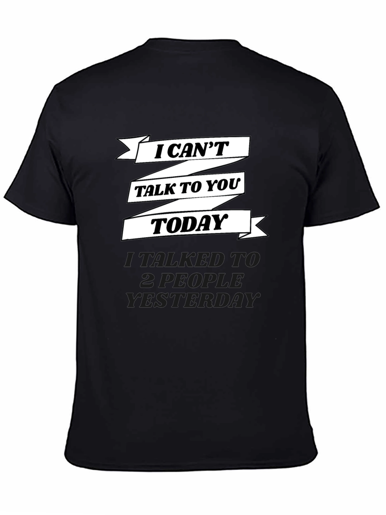 Funny I Cant Talk Graphic Tee