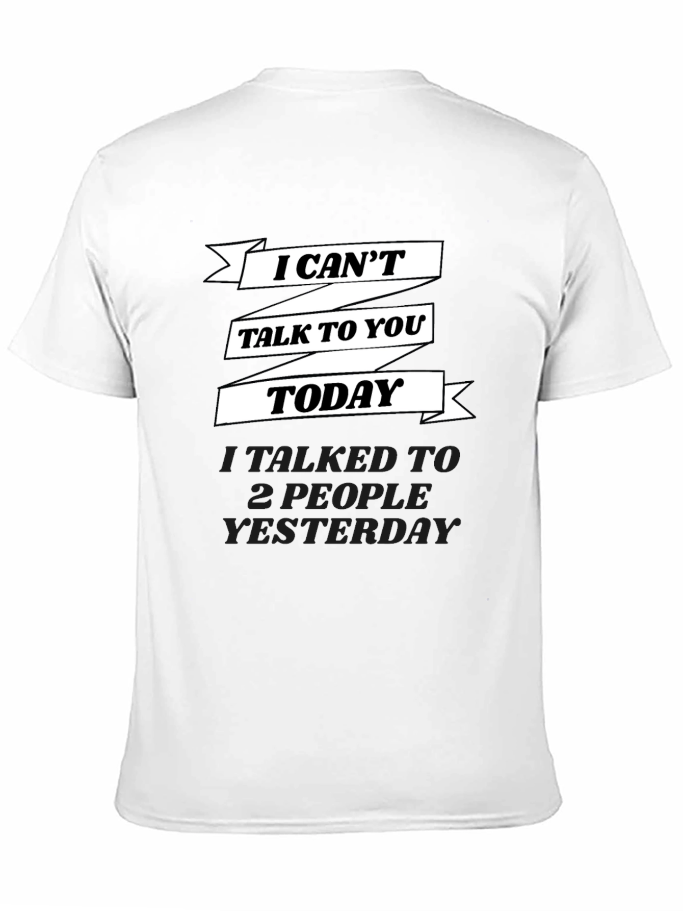 Funny I Cant Talk Graphic Tee