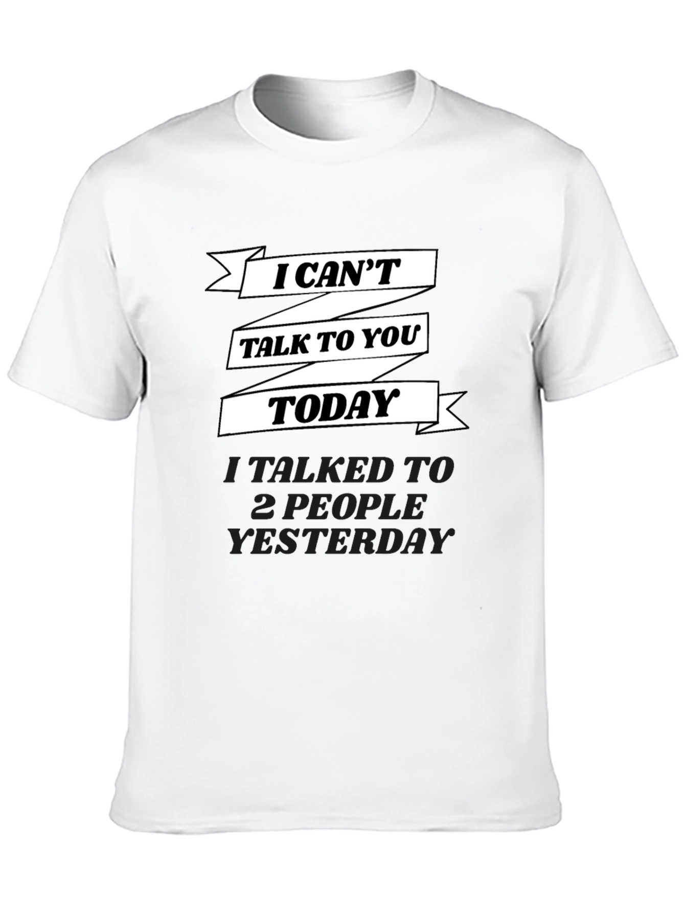 Funny I Cant Talk Graphic Tee