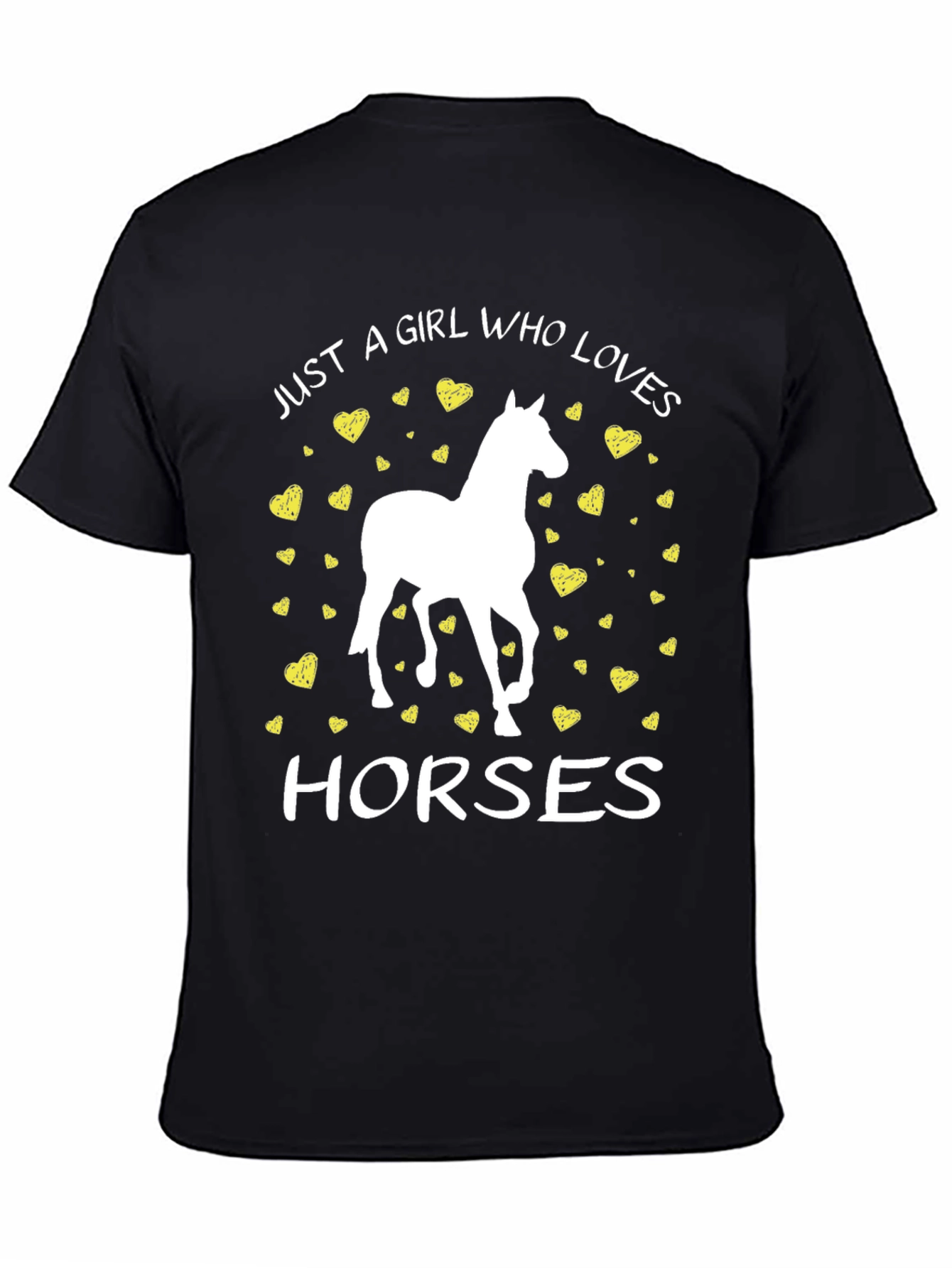Girl Who Loves Horses T-Shirt