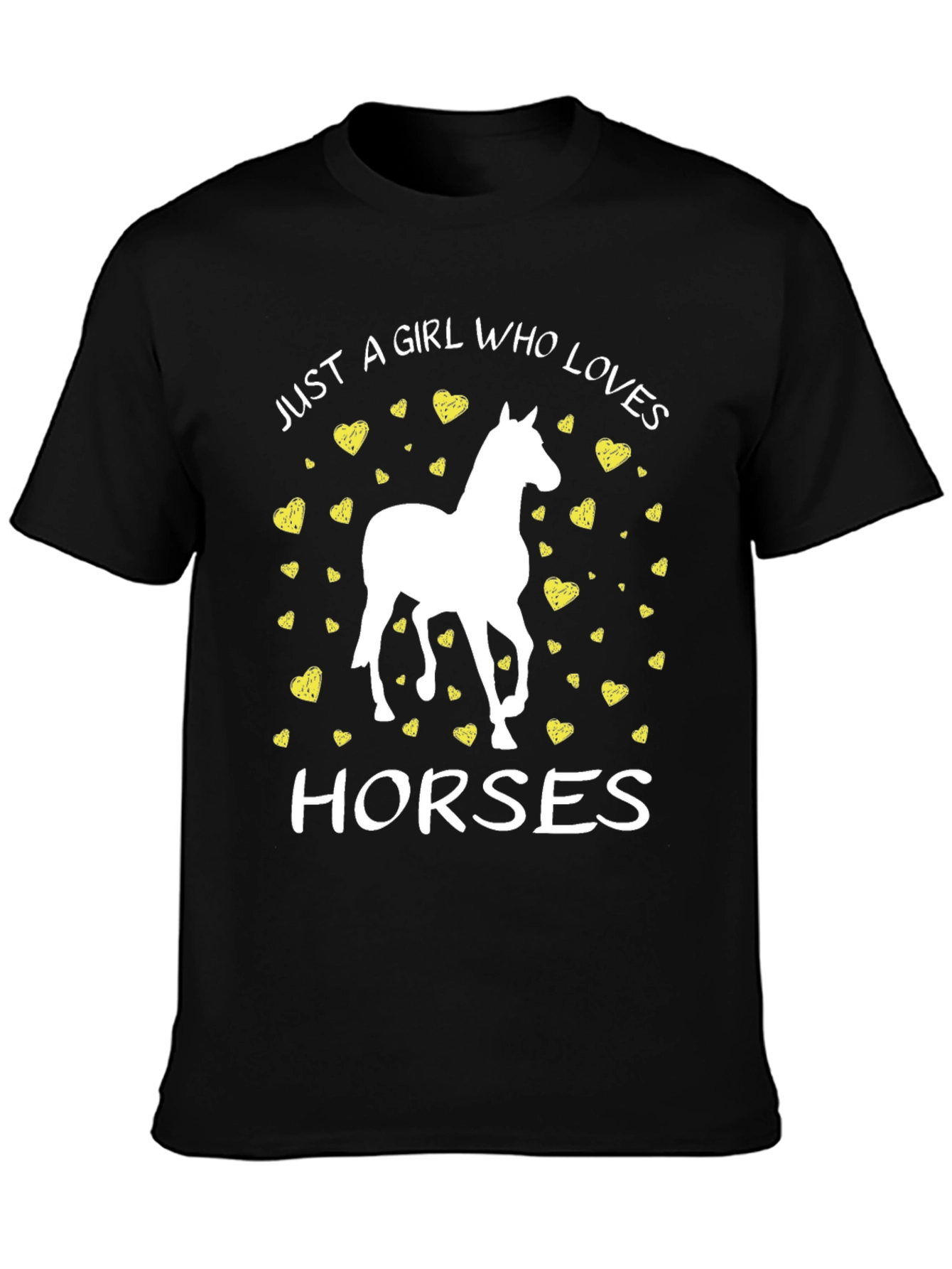 Girl Who Loves Horses T-Shirt