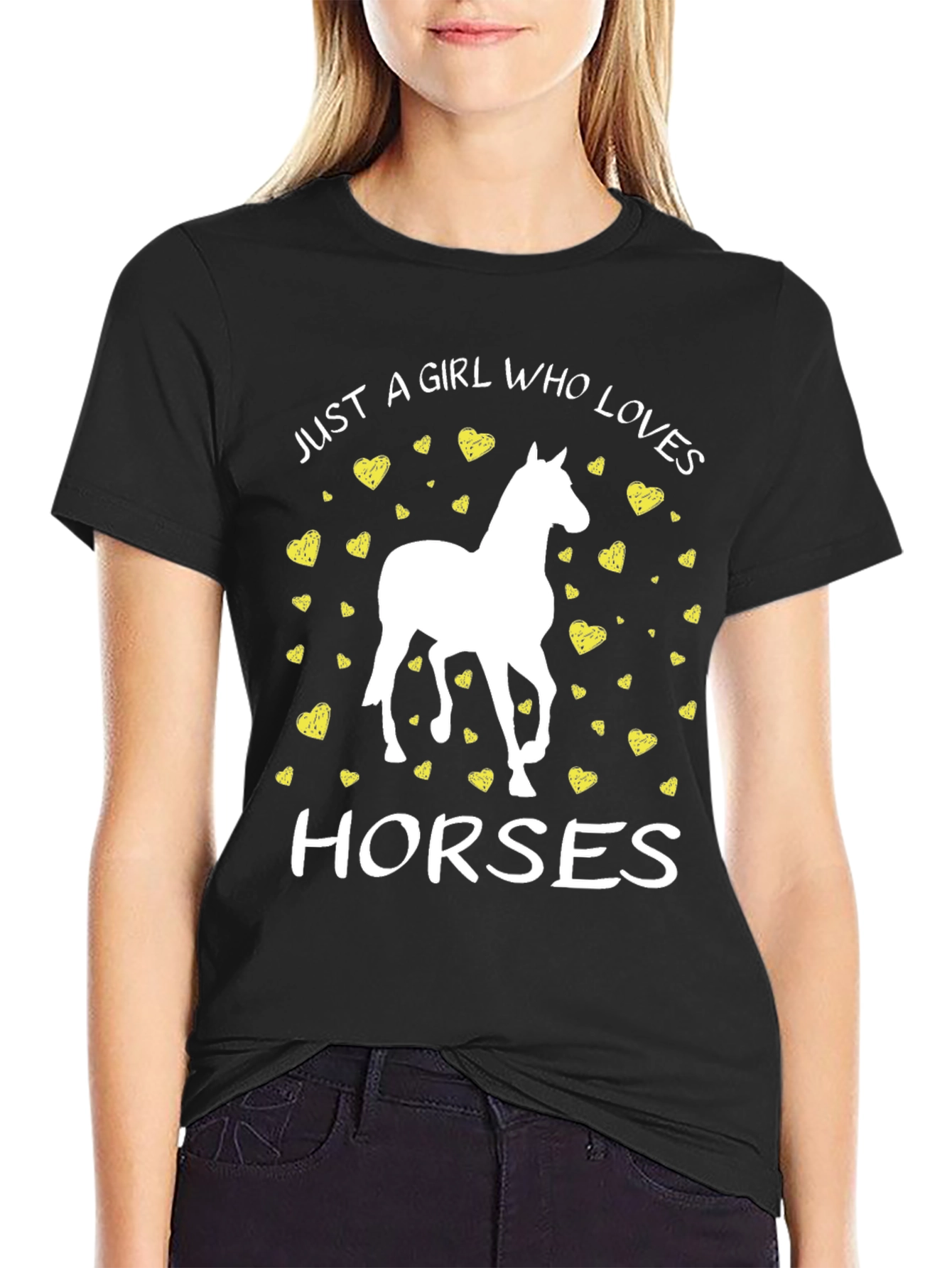 Girl Who Loves Horses T-Shirt