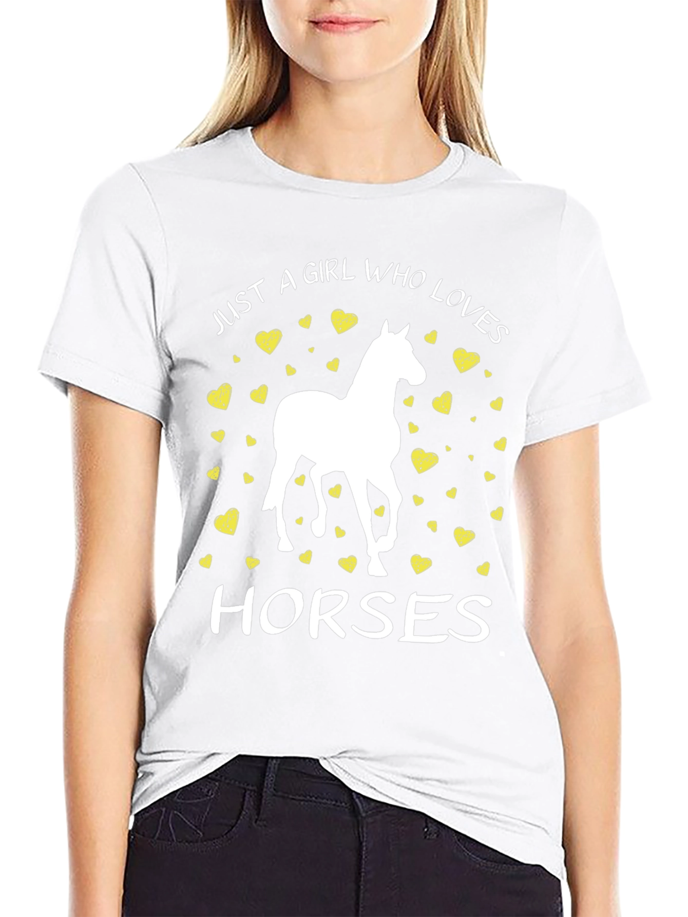 Girl Who Loves Horses T-Shirt