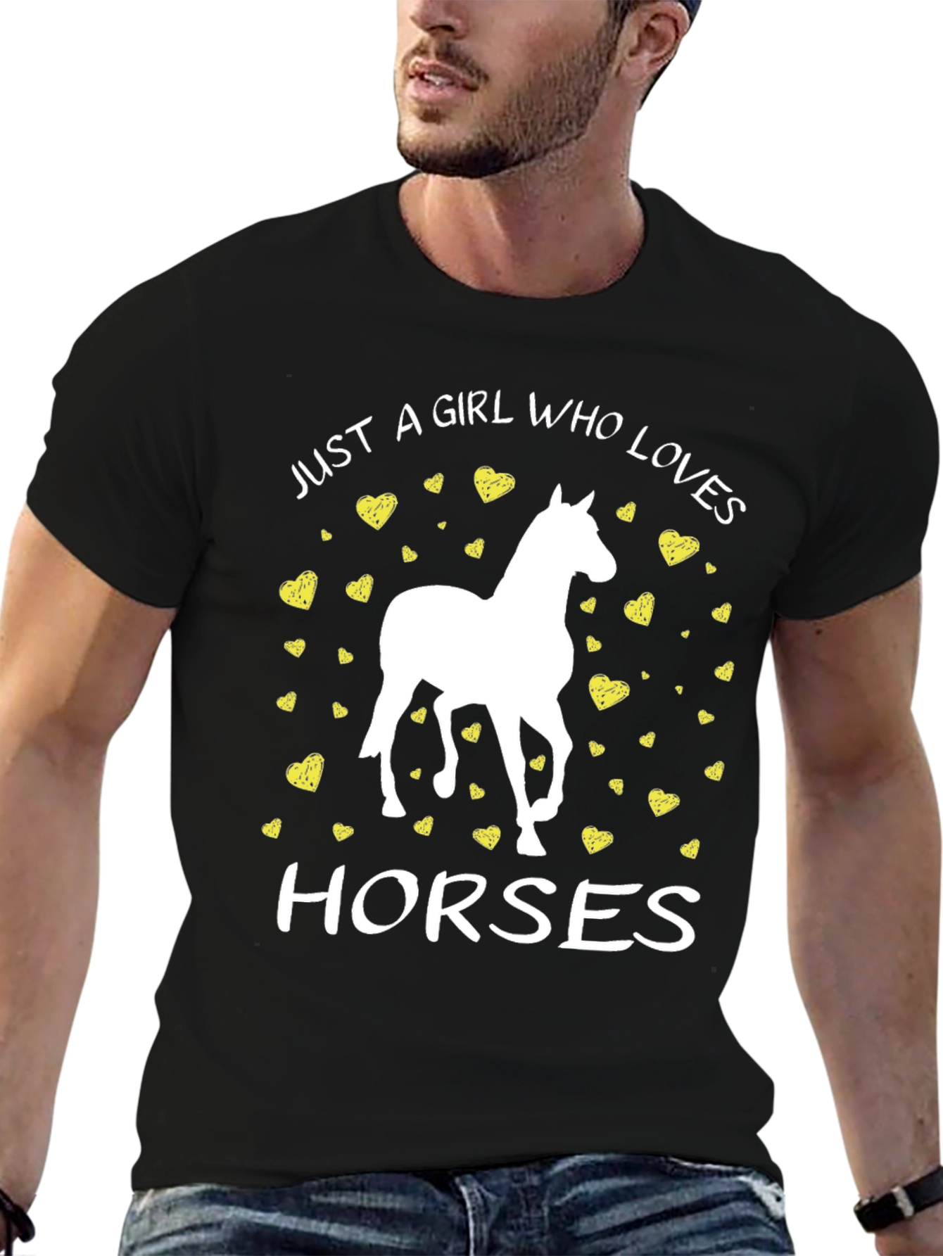 Girl Who Loves Horses T-Shirt