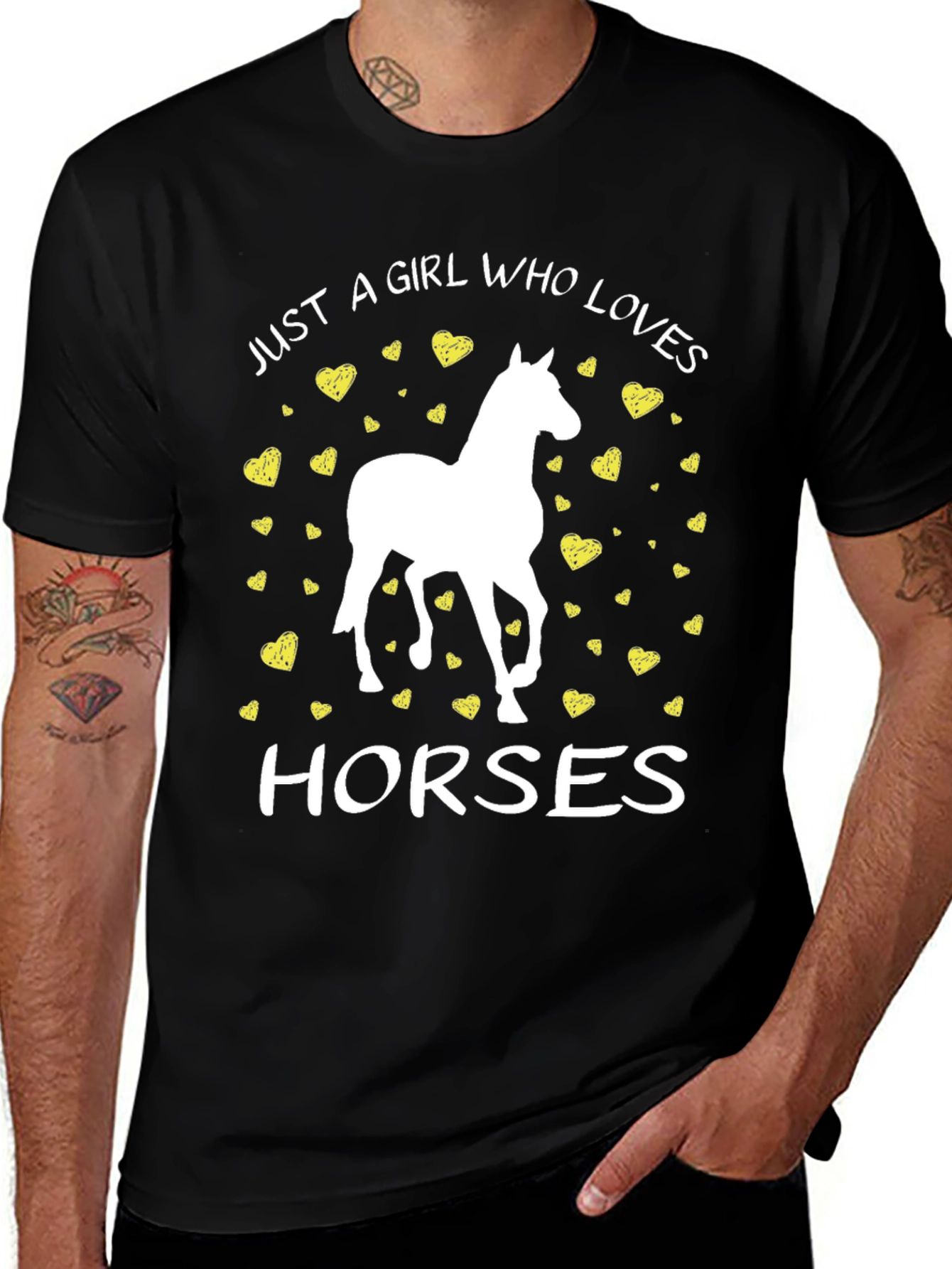 Girl Who Loves Horses T-Shirt