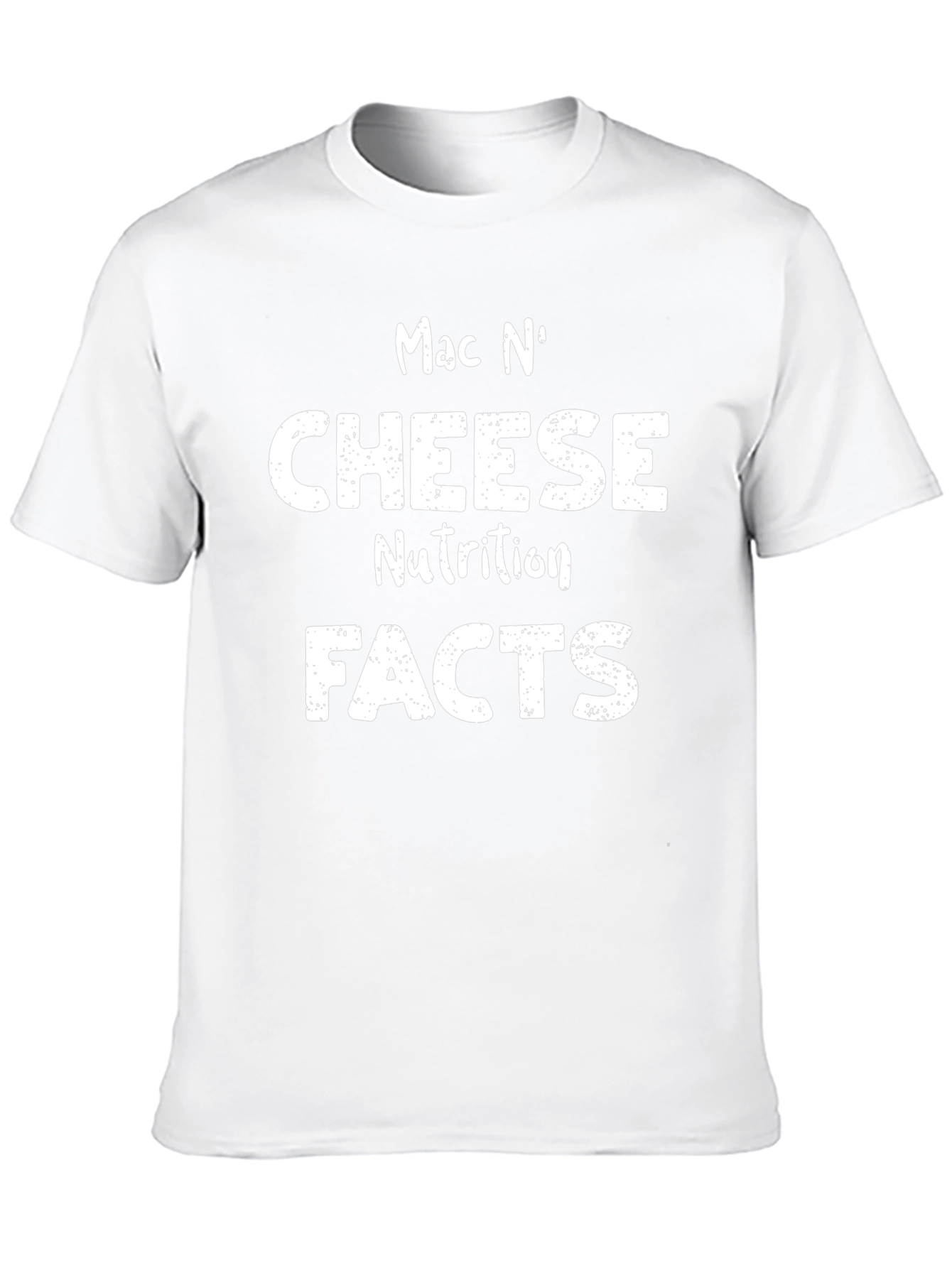 Mac N Cheese Nutrition Facts Funny T-Shirt